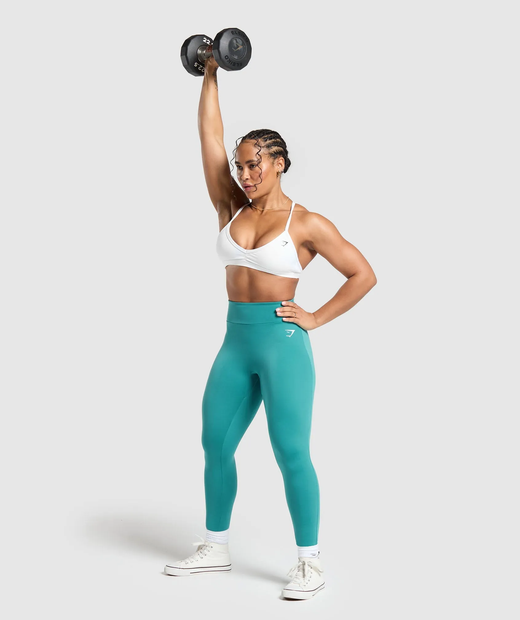 GS Power Short Leggings - Bondi Teal sold by Gymshark product image thumbnail 4
