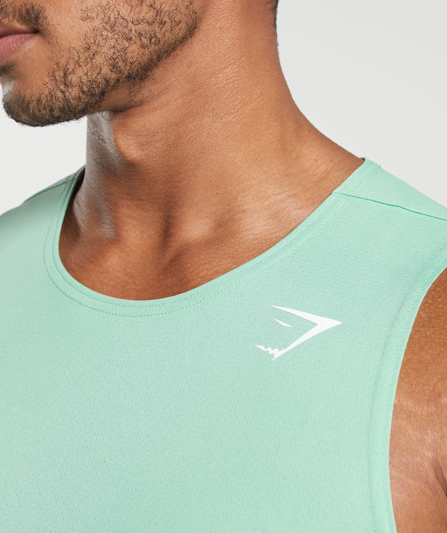 Gymshark Arrival Tank - Lido Green sold by Gymshark product image thumbnail 5