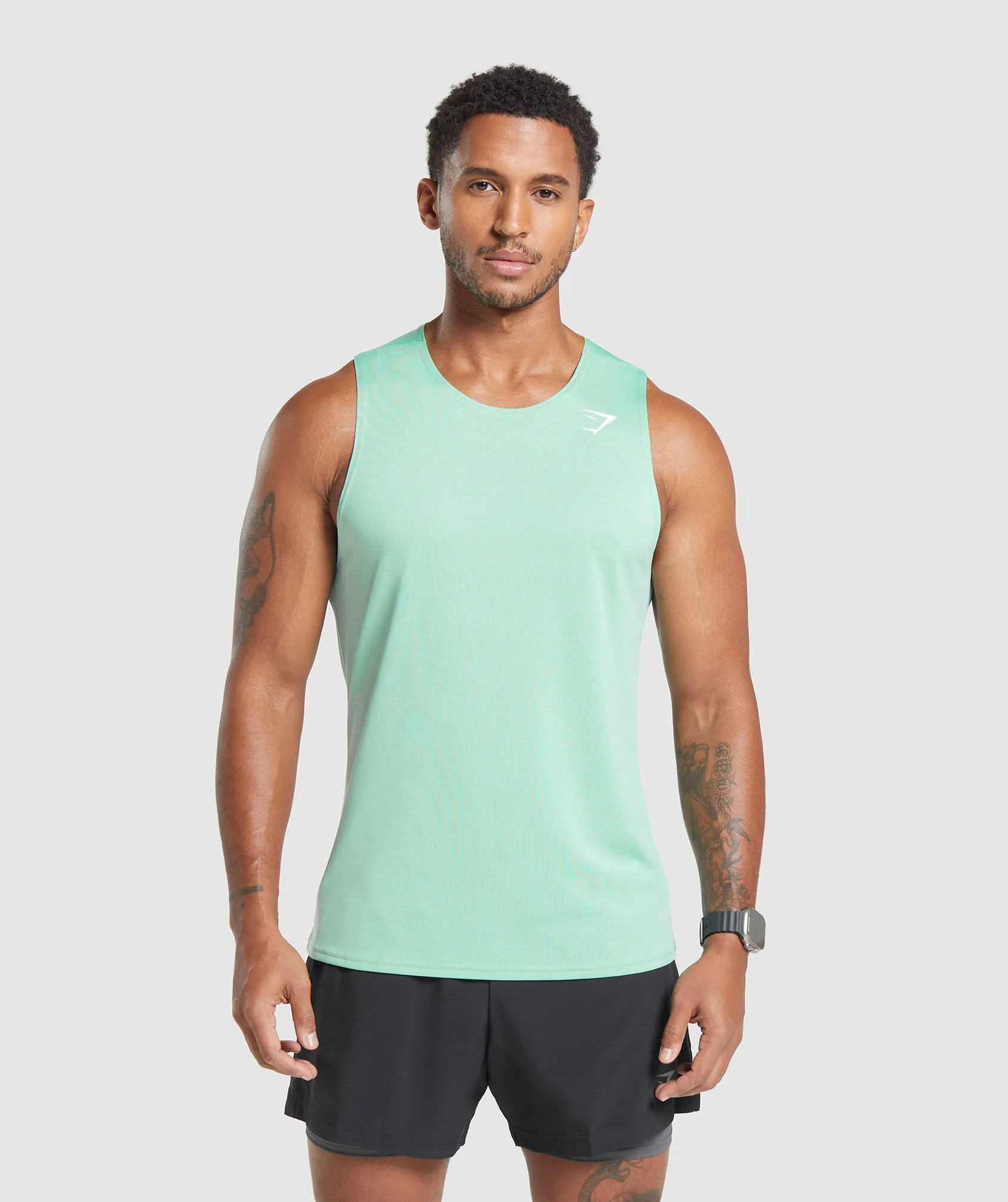 Gymshark Arrival Tank - Lido Green sold by Gymshark