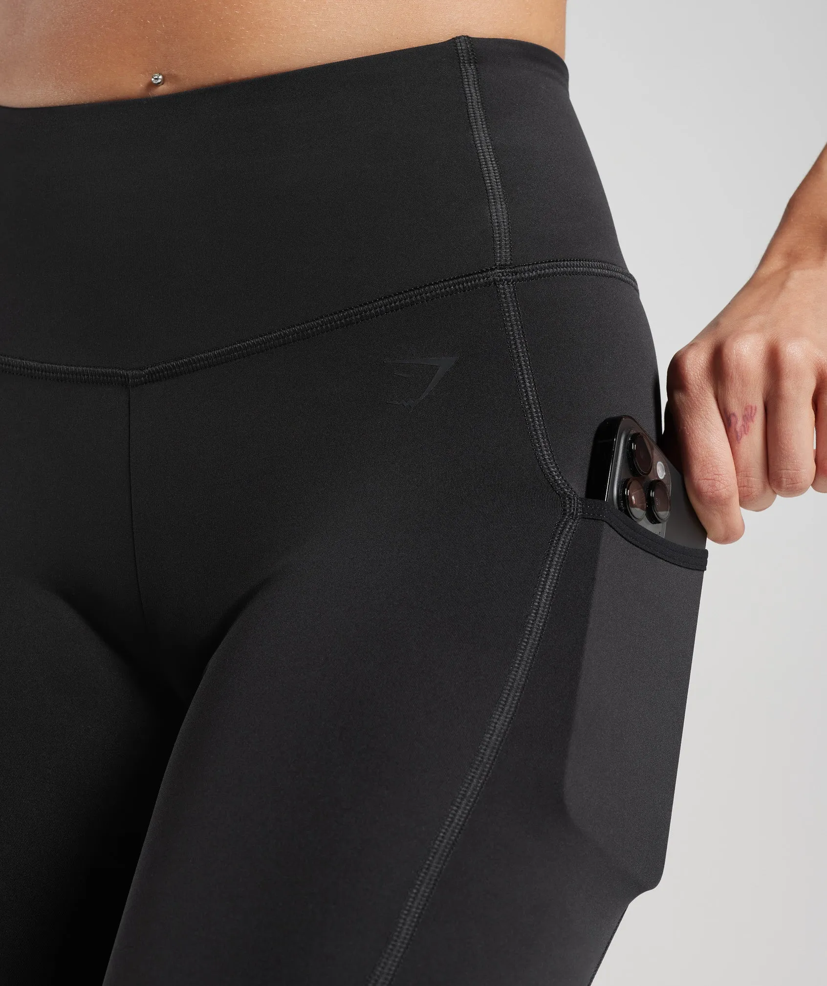 Gymshark Pocket Leggings - Black sold by Gymshark product image thumbnail 5