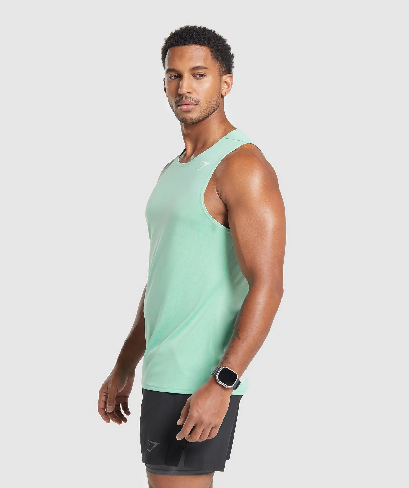 Gymshark Arrival Tank - Lido Green sold by Gymshark product image thumbnail 3