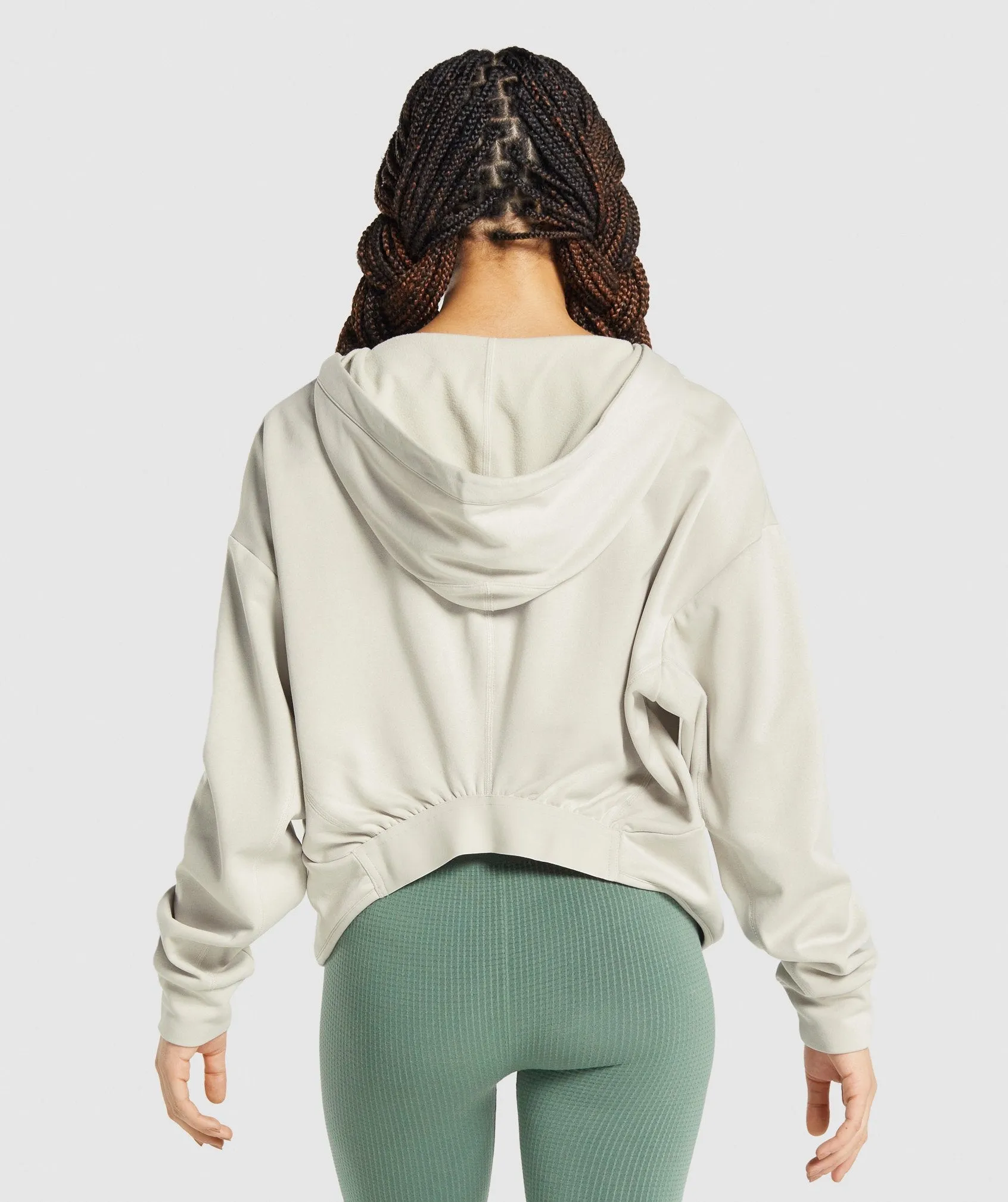 Gymshark Pause Cosy Hoodie - Grey sold by Gymshark product image thumbnail 2
