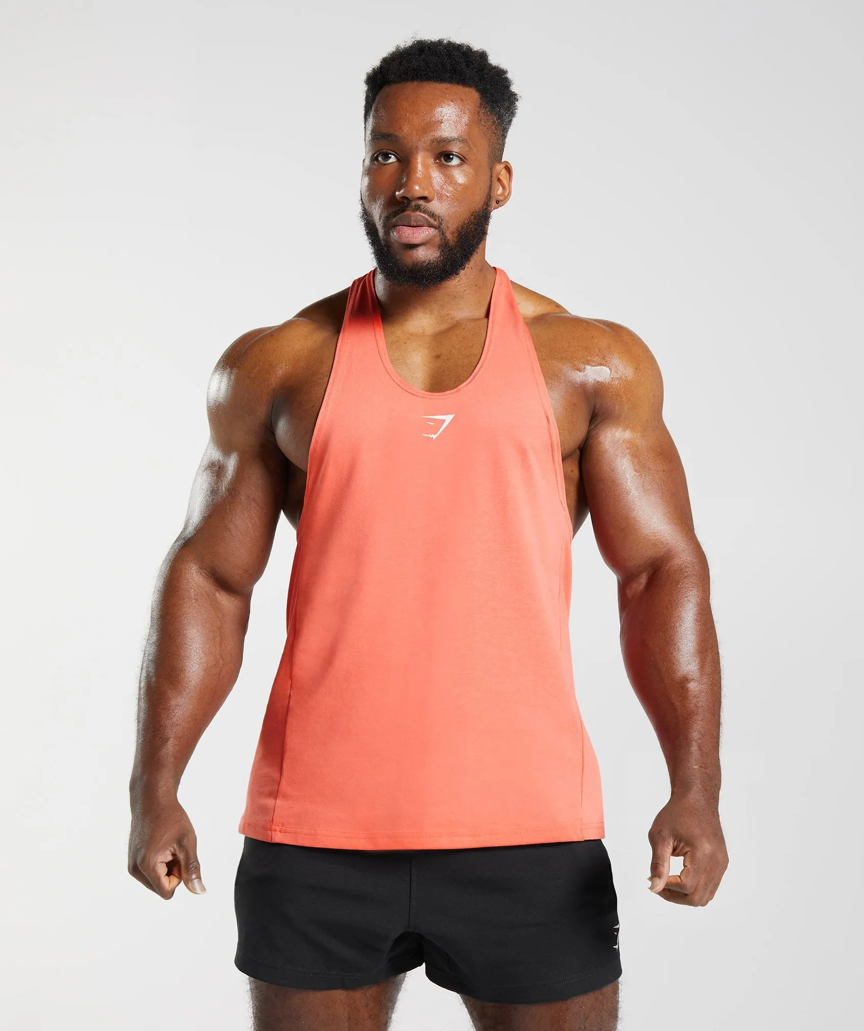 Gymshark React Stringer - Aerospace Orange sold by Gymshark