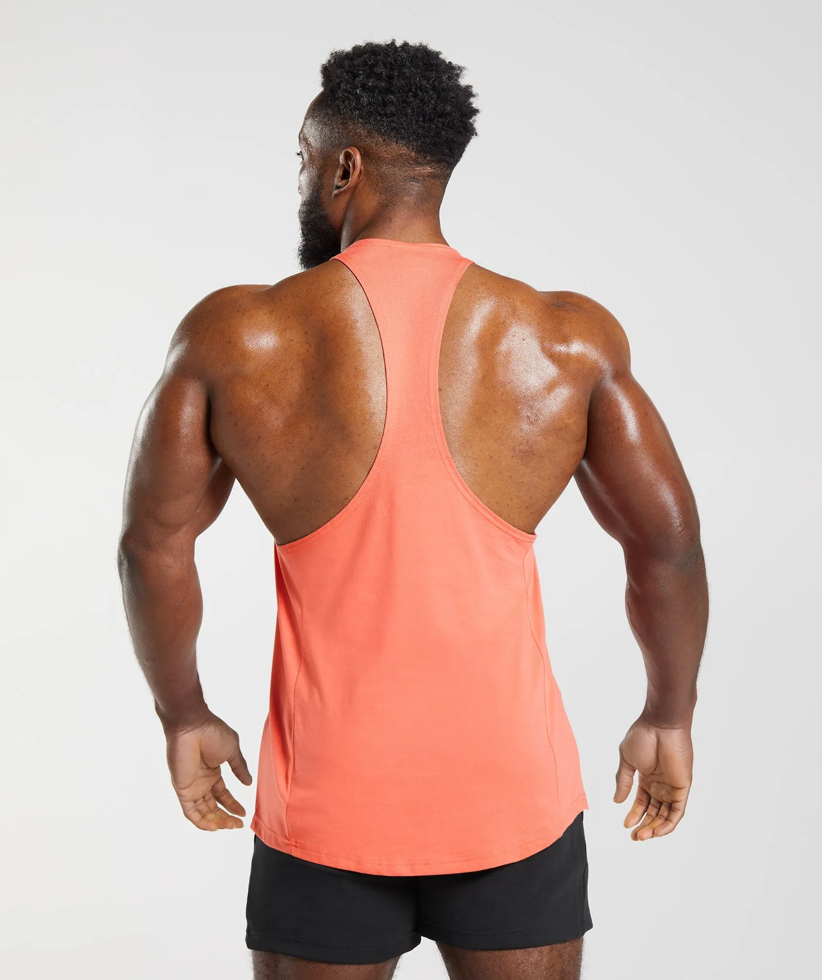 Gymshark React Stringer - Aerospace Orange sold by Gymshark product image thumbnail 2