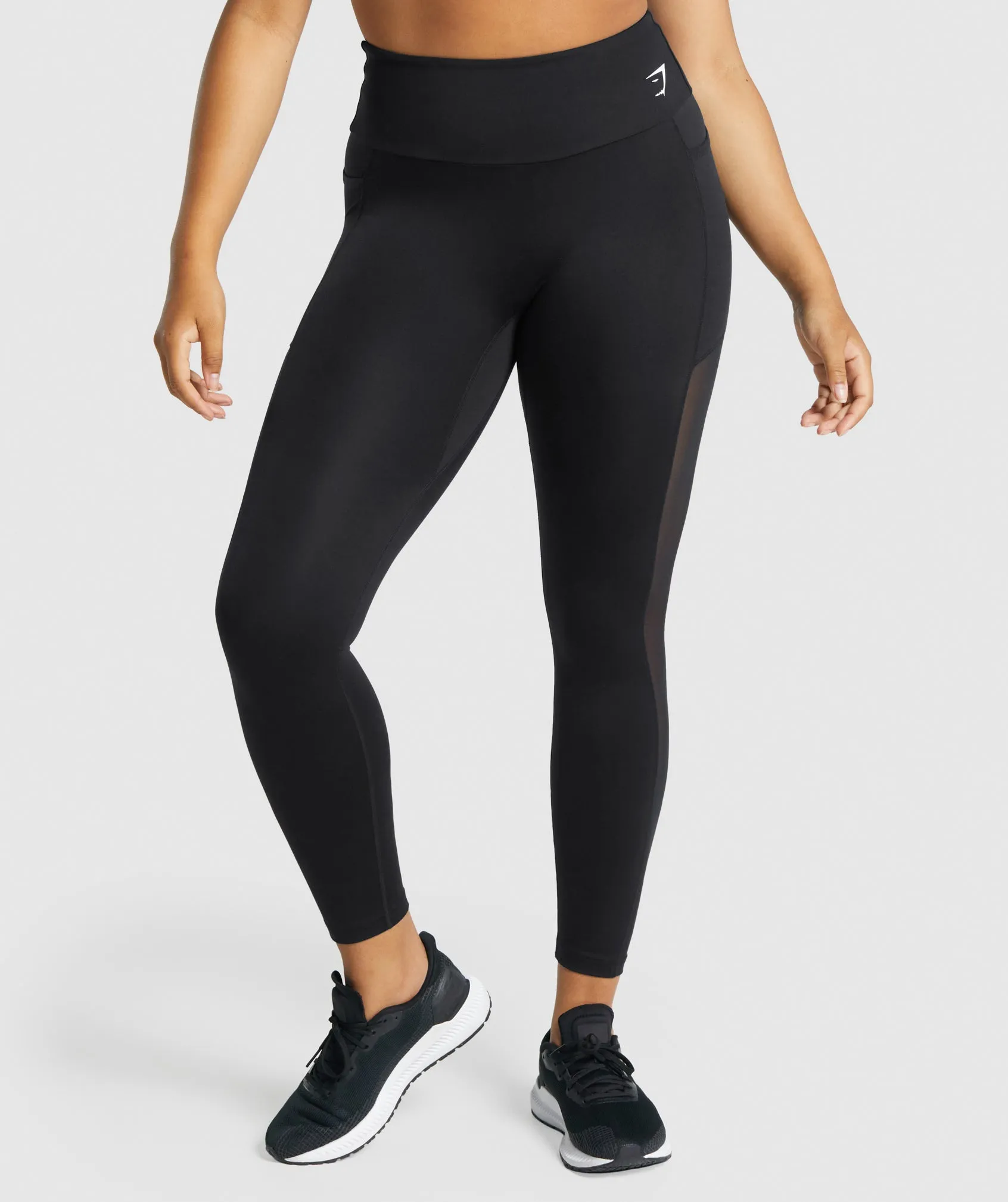 Gymshark Training Mesh Pocket Leggings - Black sold by Gymshark product image thumbnail 2