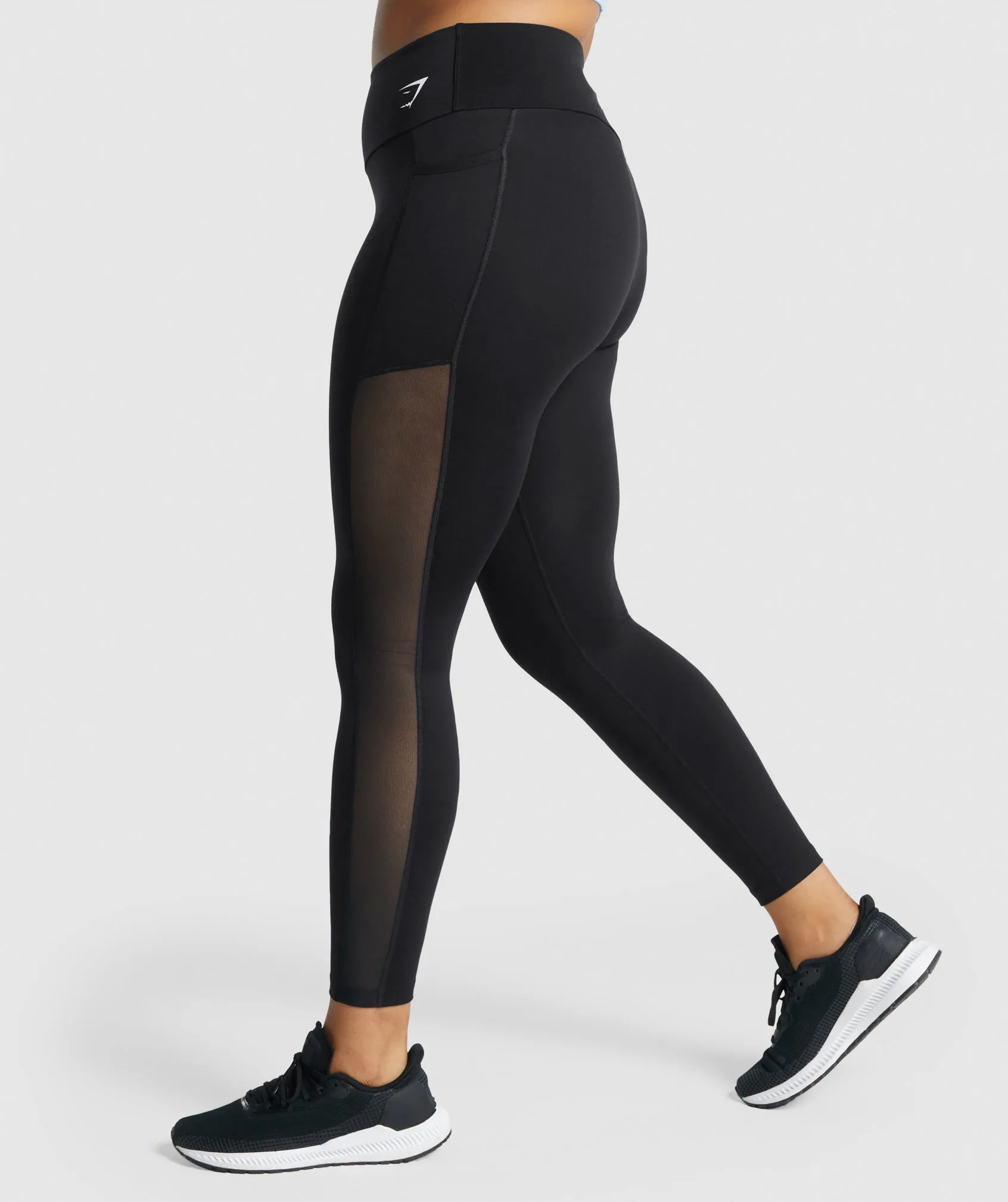 Gymshark Training Mesh Pocket Leggings - Black sold by Gymshark