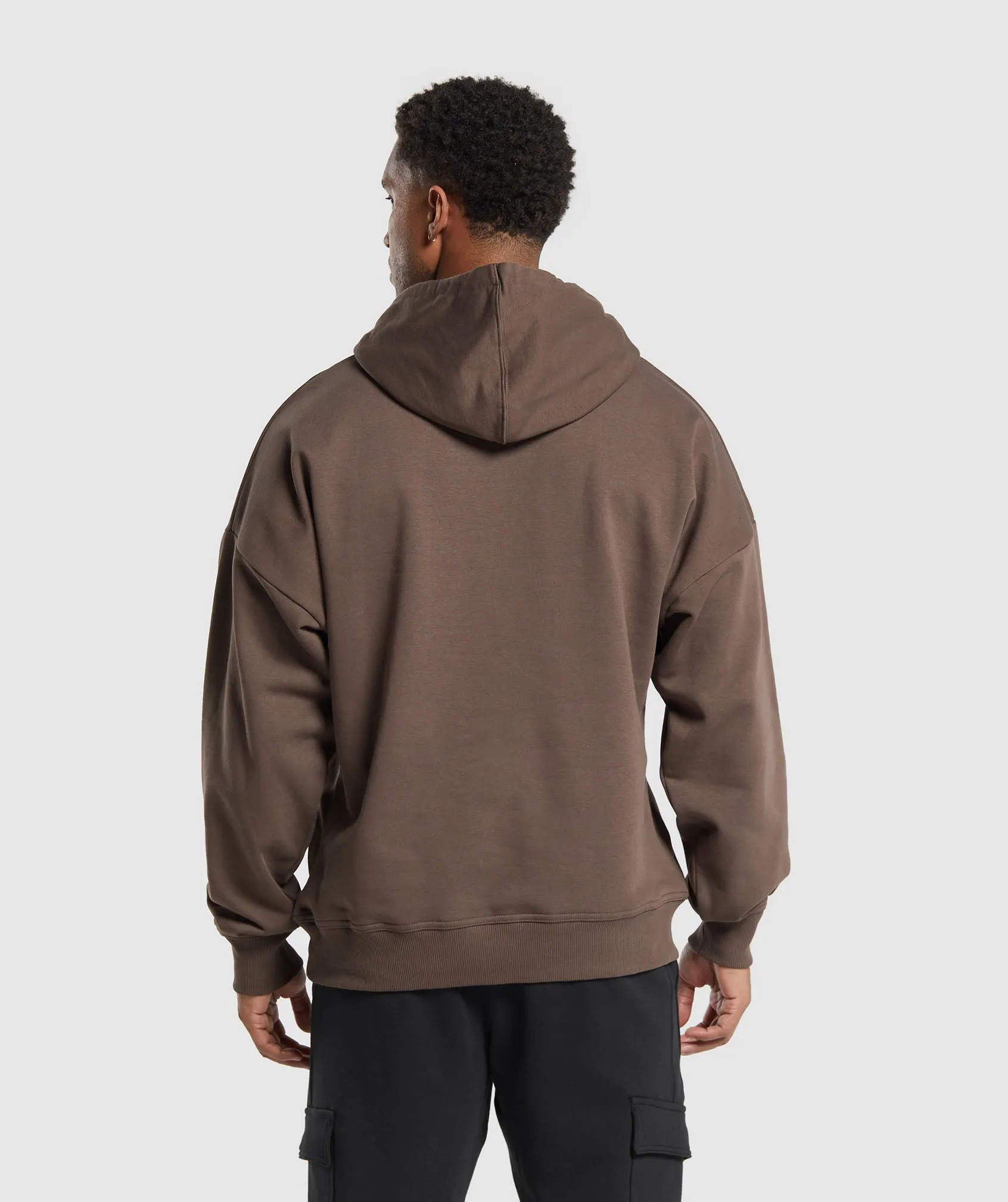 Gymshark Crest Oversized Hoodie - Walnut Brown sold by Gymshark product image thumbnail 2