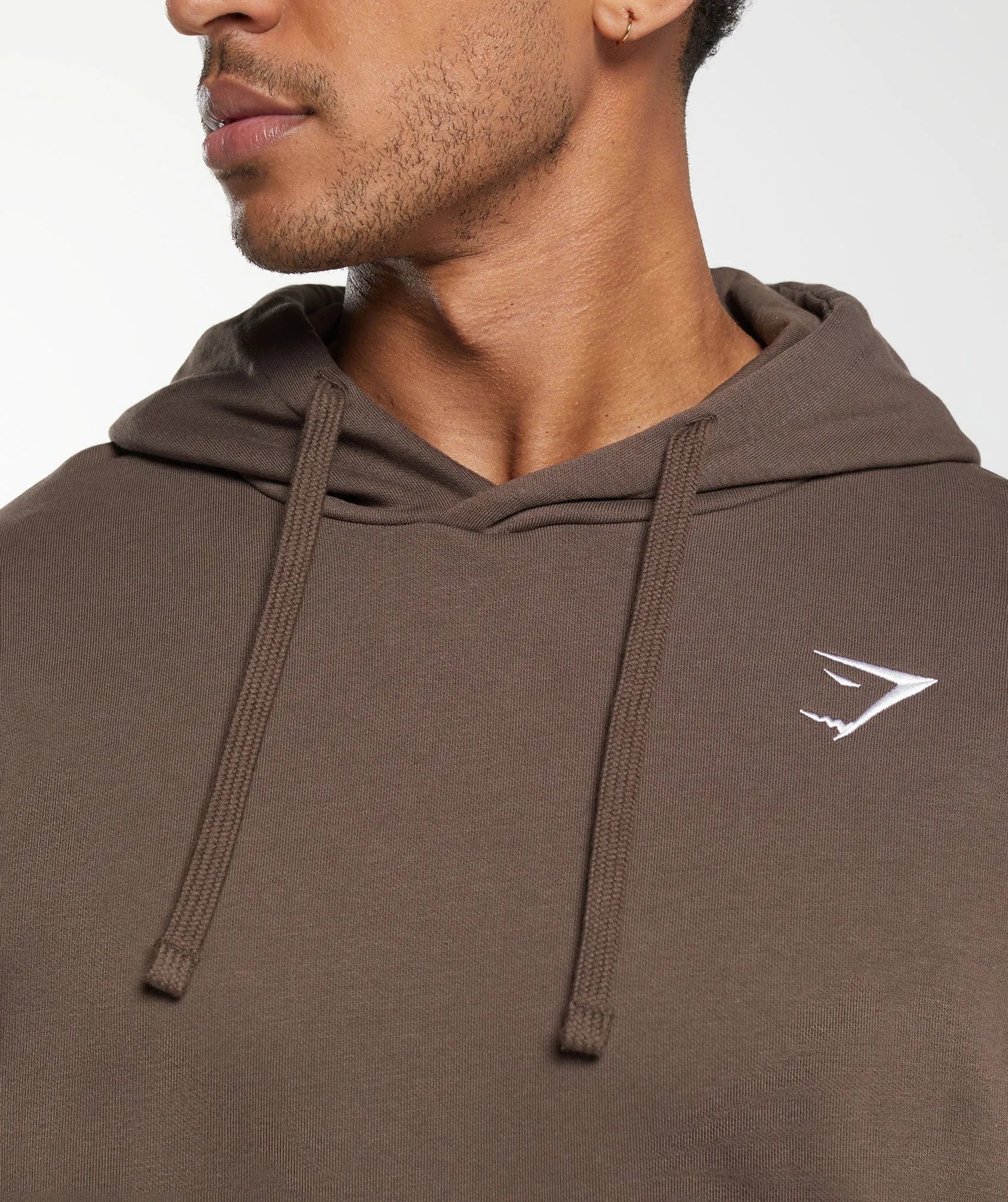 Gymshark Crest Oversized Hoodie - Walnut Brown sold by Gymshark product image thumbnail 5