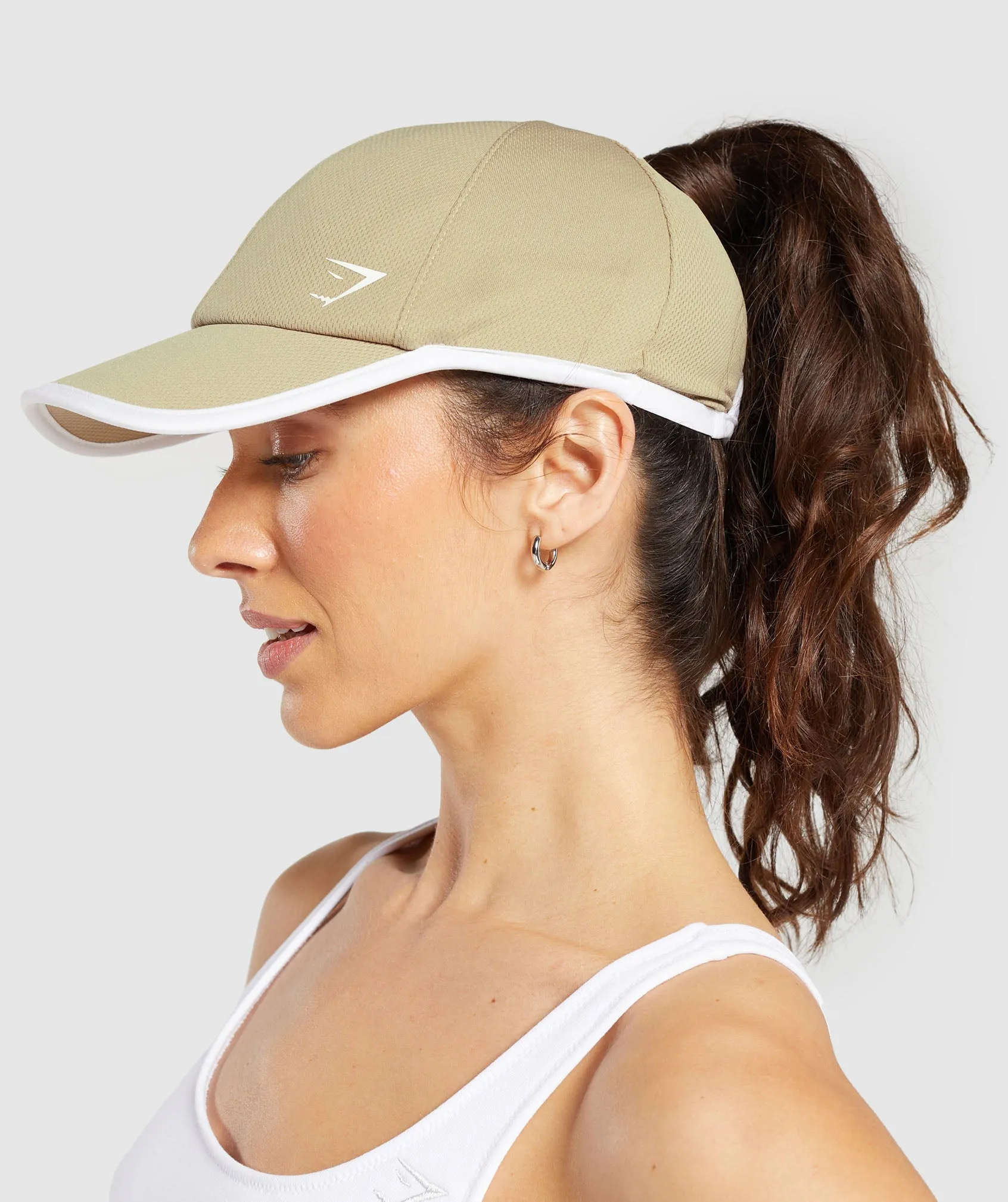 Gymshark Ponytail Cap - Dune Brown sold by Gymshark