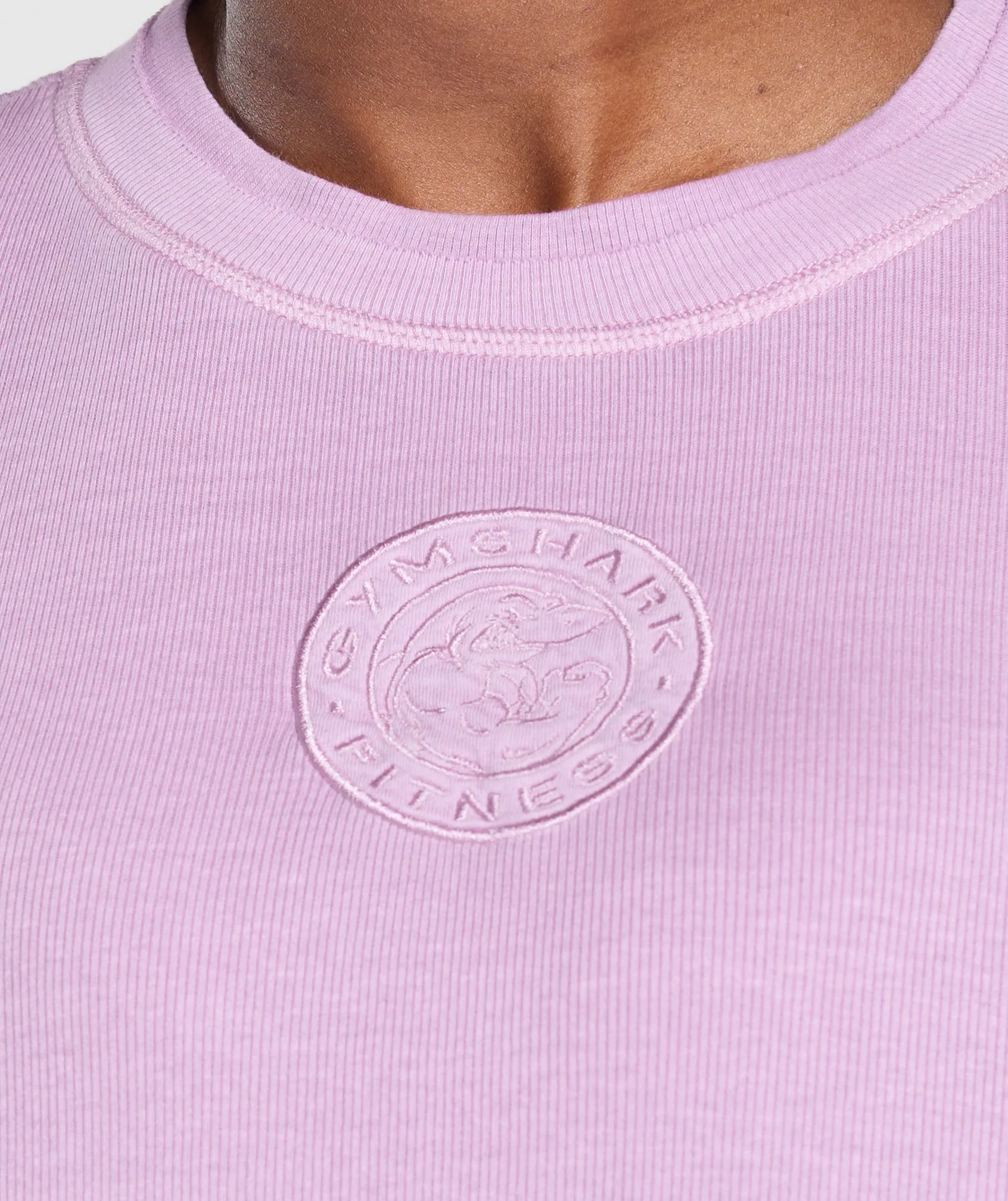 Gymshark Premium Legacy Washed Oversized T-Shirt - Warm Lilac sold by Gymshark product image thumbnail 5