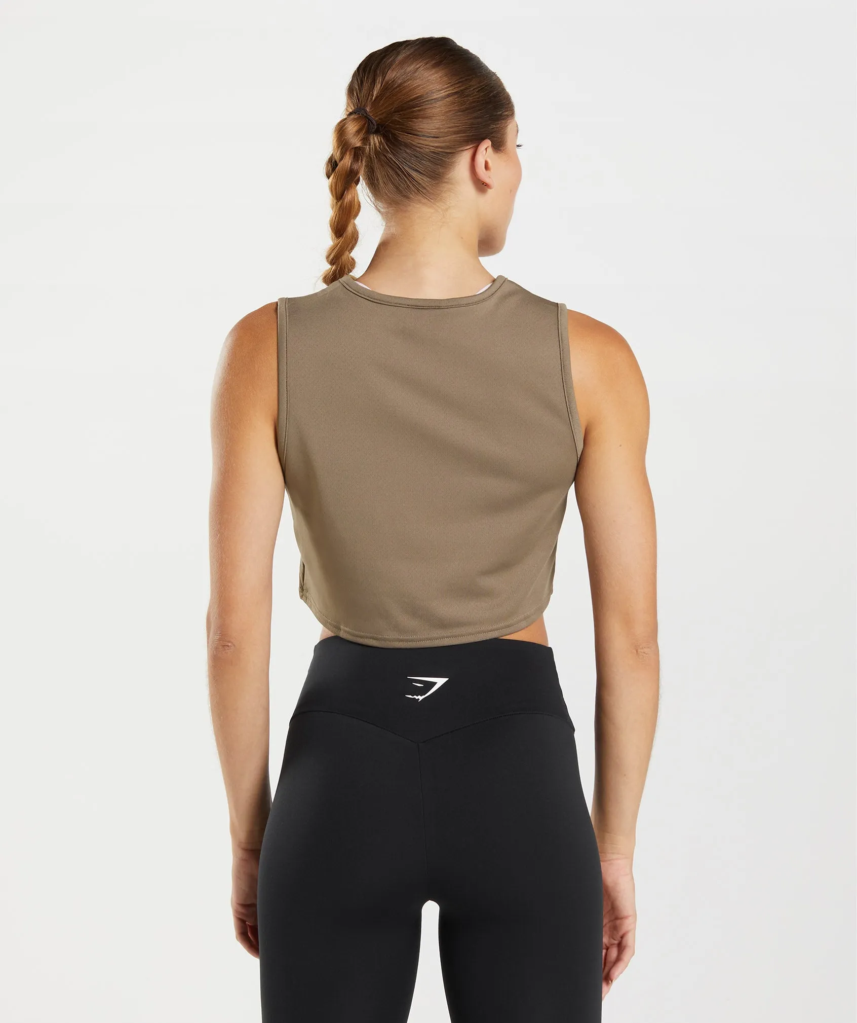 Gymshark Training Crop Tank - Soul Brown sold by Gymshark product image thumbnail 2