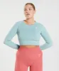 DNU - Gymshark Vital Seamless 2.0 Crop Top - Pearl Blue Marl sold by Gymshark