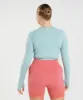 DNU - Gymshark Vital Seamless 2.0 Crop Top - Pearl Blue Marl sold by Gymshark