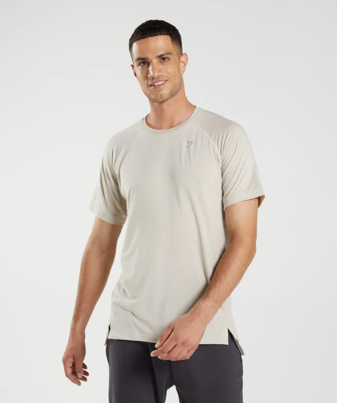 Gymshark Studio T-Shirt - Pebble Grey sold by Gymshark