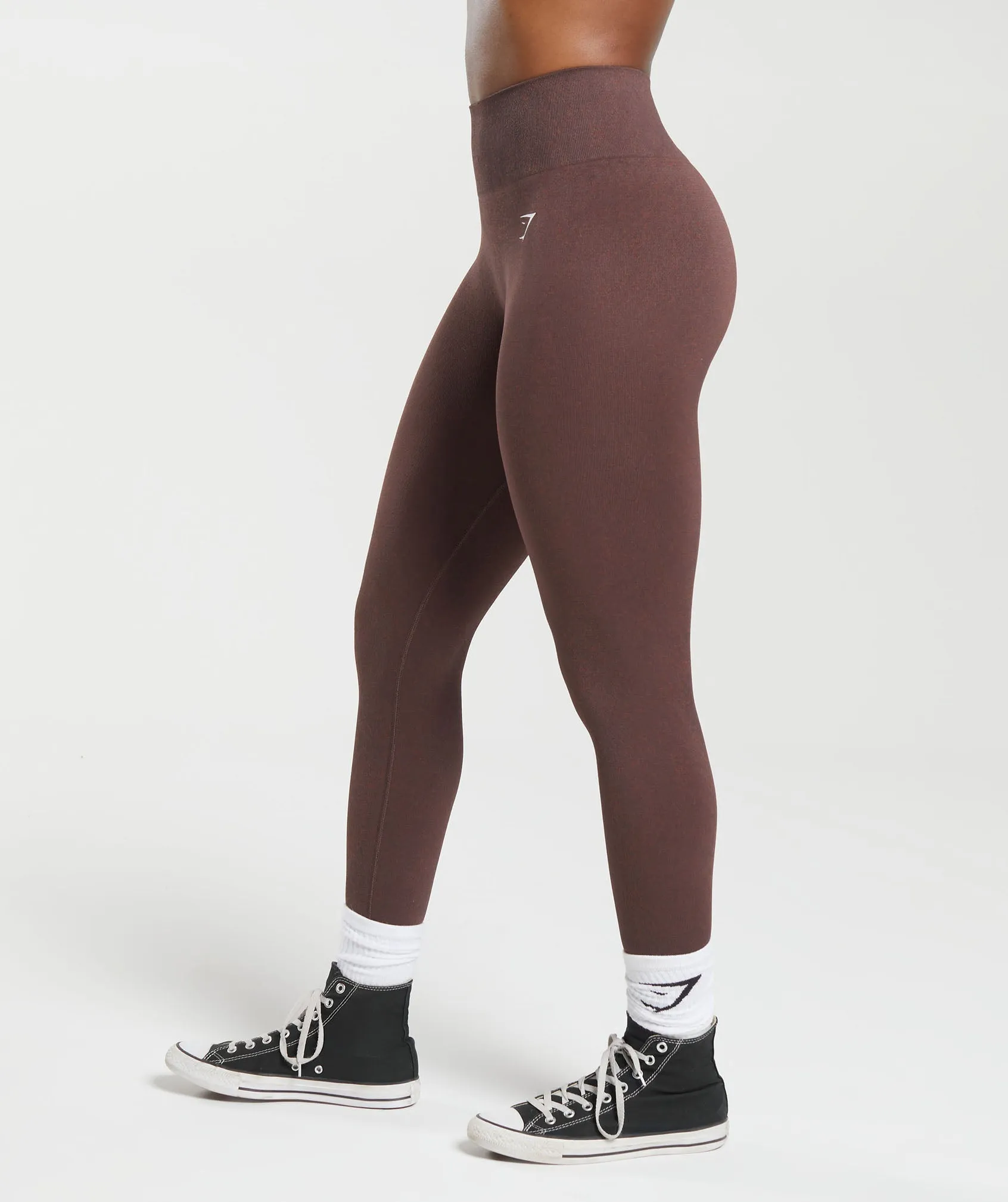 Gymshark Adapt Fleck Seamless Leggings - Chocolate Brown sold by Gymshark product image thumbnail 3