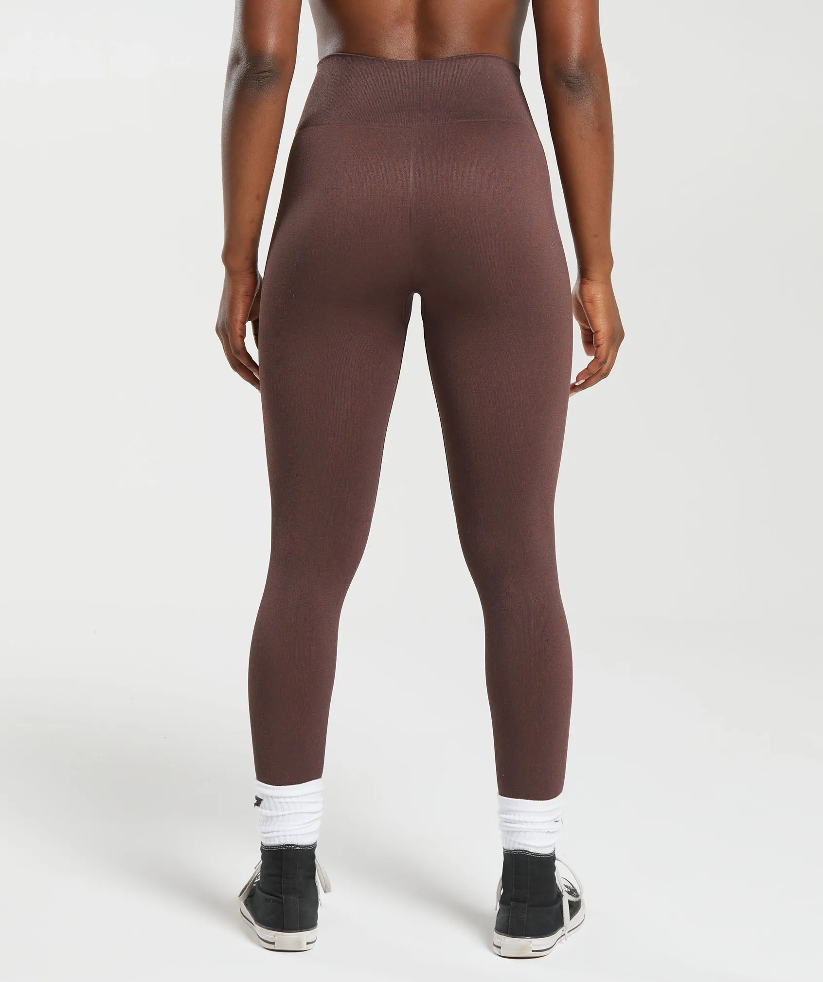 Gymshark Adapt Fleck Seamless Leggings - Chocolate Brown sold by Gymshark product image thumbnail 2