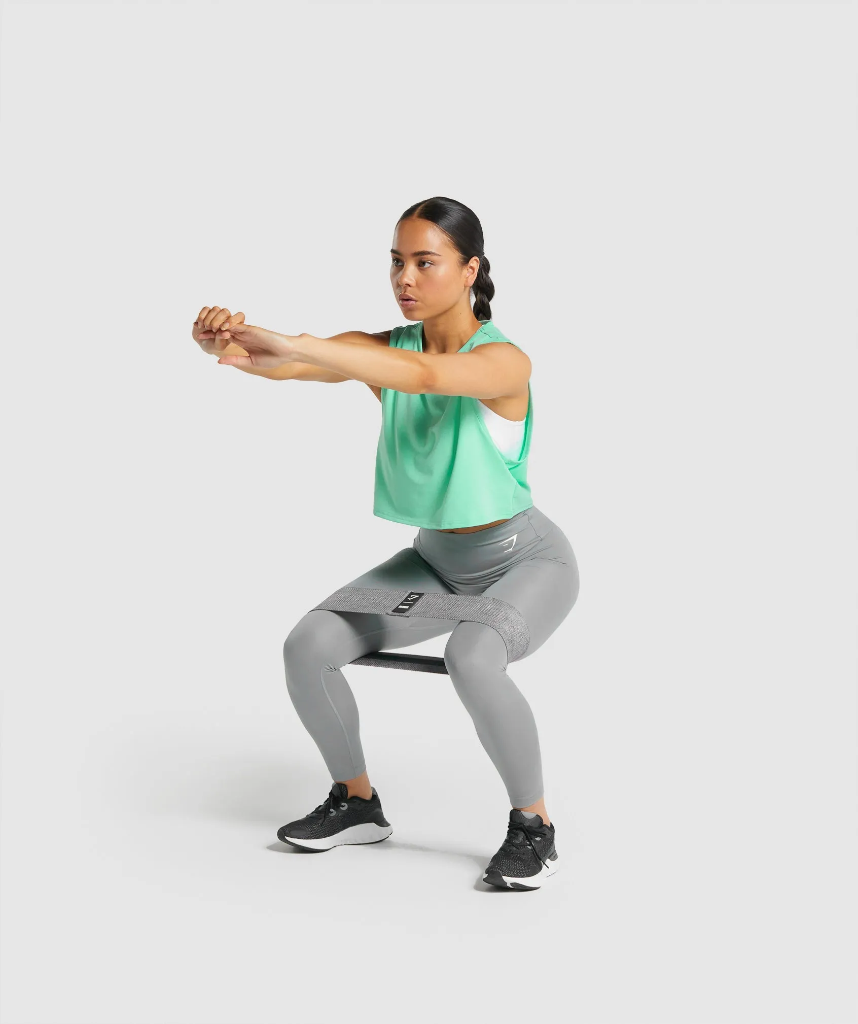 Gymshark Training Crop Tank - Turquoise sold by Gymshark product image thumbnail 4