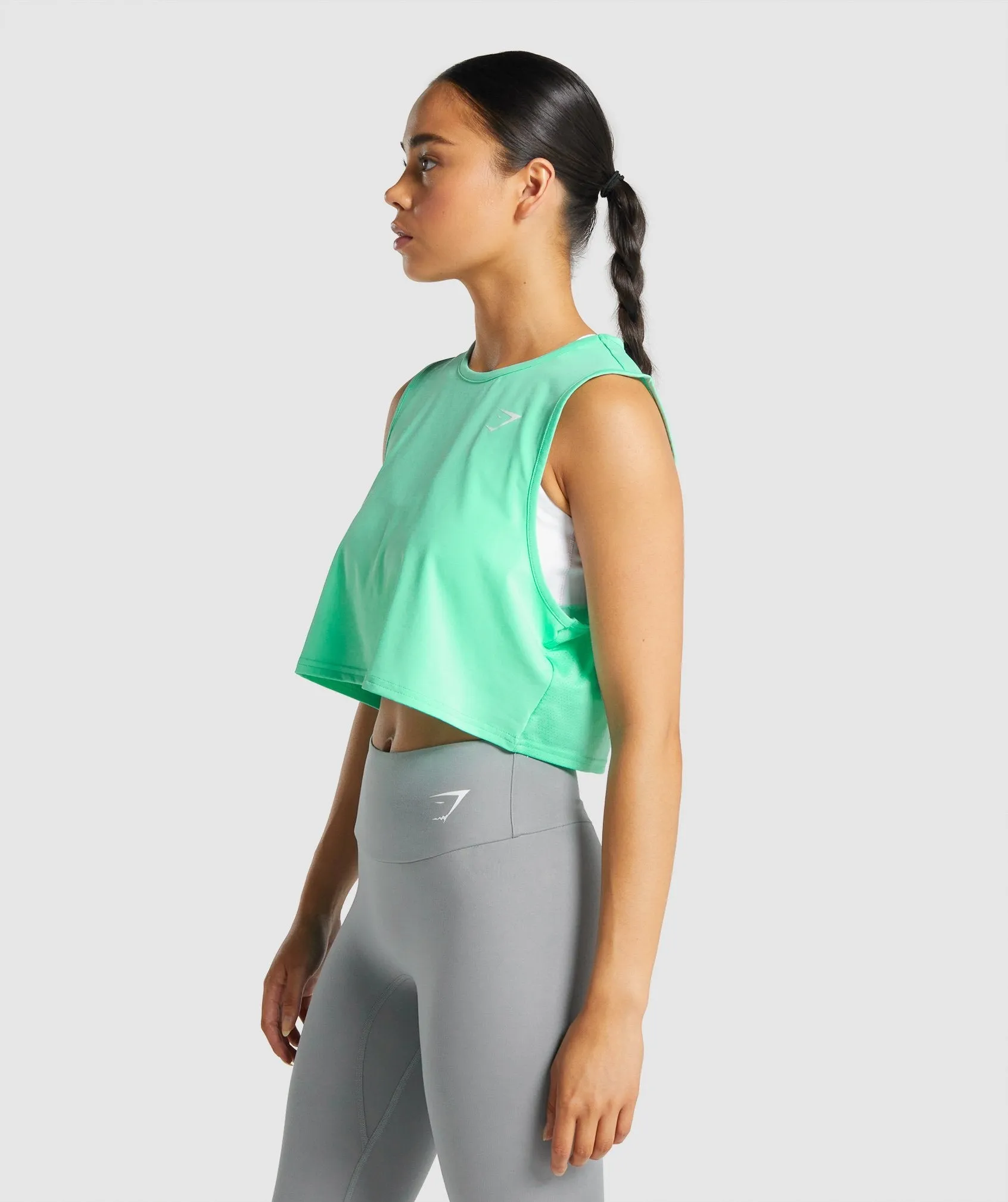Gymshark Training Crop Tank - Turquoise sold by Gymshark product image thumbnail 3