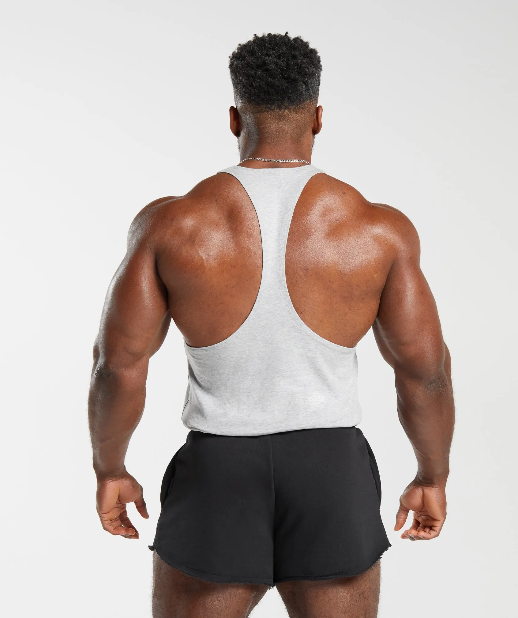 Gymshark Legacy Stringer - Light Grey Marl sold by Gymshark product image thumbnail 2