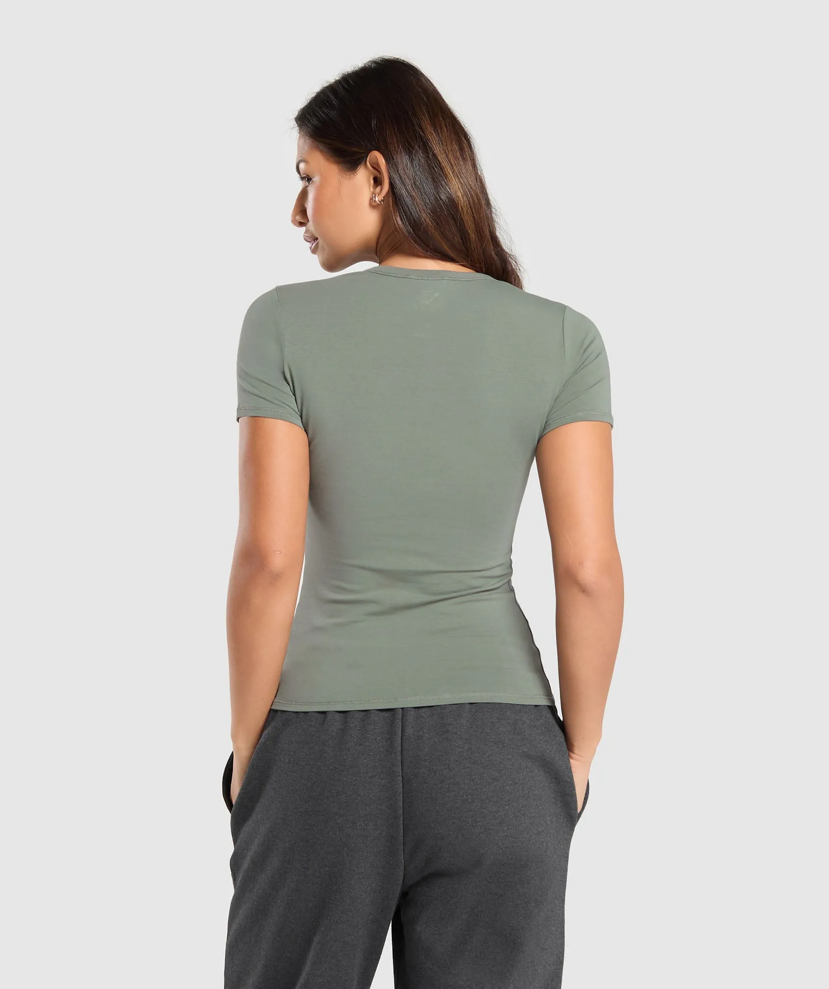 Gymshark Cotton T-Shirt - Unit Green sold by Gymshark product image thumbnail 2