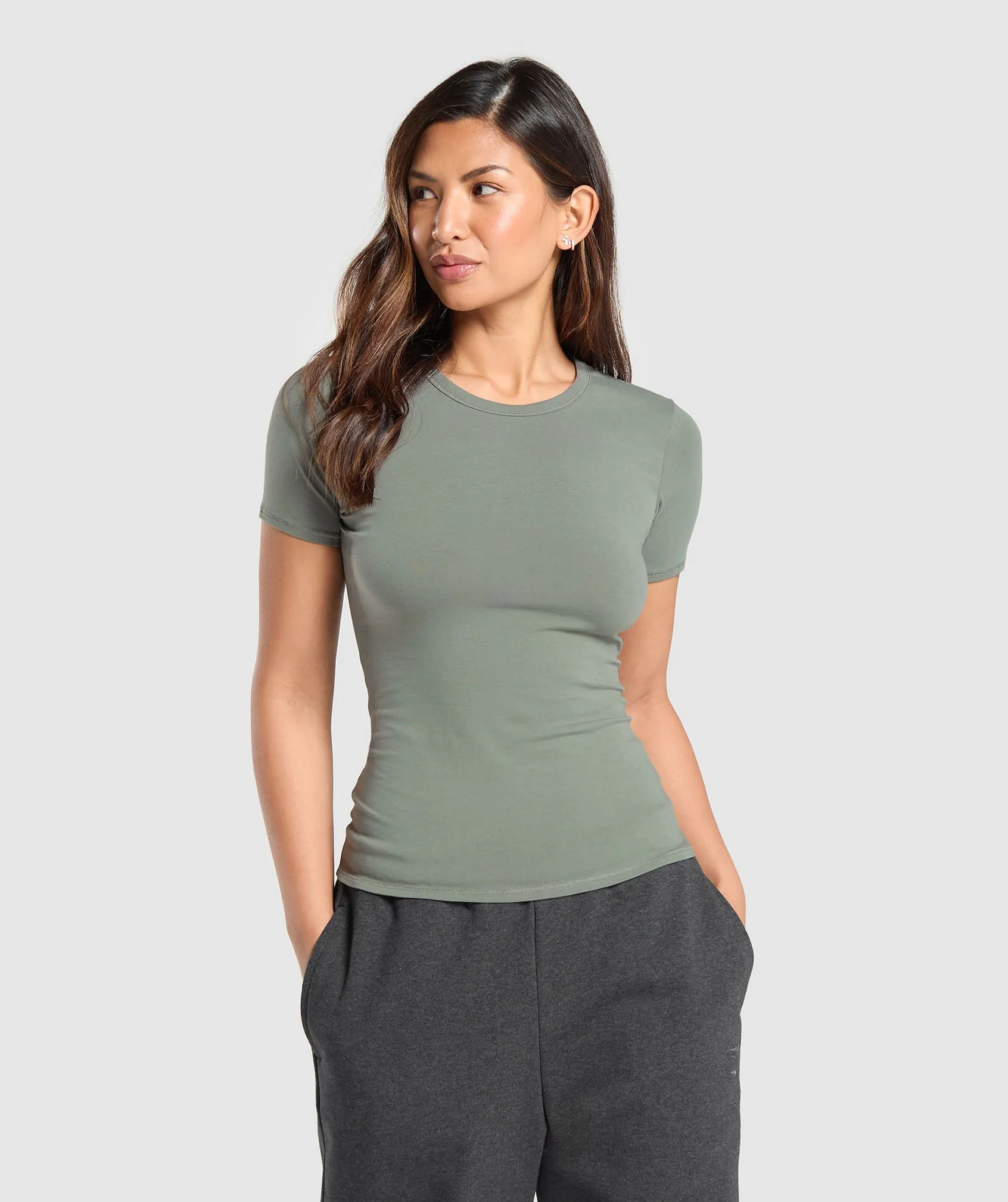 Gymshark Cotton T-Shirt - Unit Green sold by Gymshark
