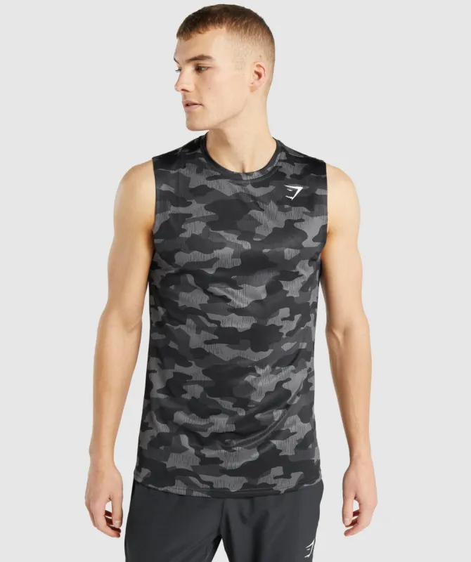 Gymshark Arrival Sleeveless Tee - Grey sold by Gymshark