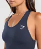 Gymshark Vital Seamless Short Bodysuit - Heavy Blue/ Marl sold by Gymshark