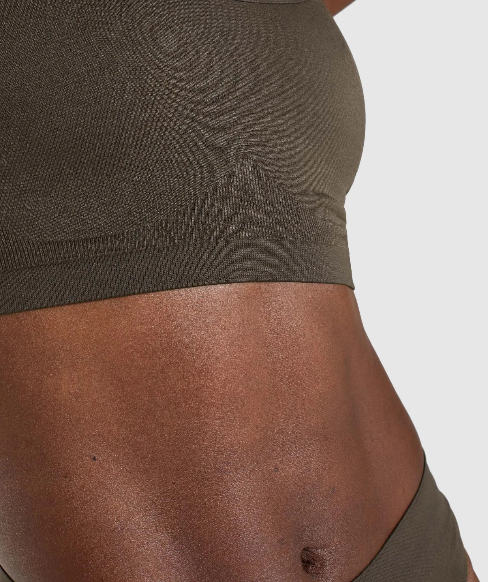 Gymshark Seamless Scoop Neck Bralette - Espresso Brown sold by Gymshark product image thumbnail 5