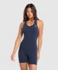 Gymshark Vital Seamless Short Bodysuit - Heavy Blue/ Marl sold by Gymshark