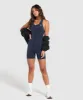 Gymshark Vital Seamless Short Bodysuit - Heavy Blue/ Marl sold by Gymshark