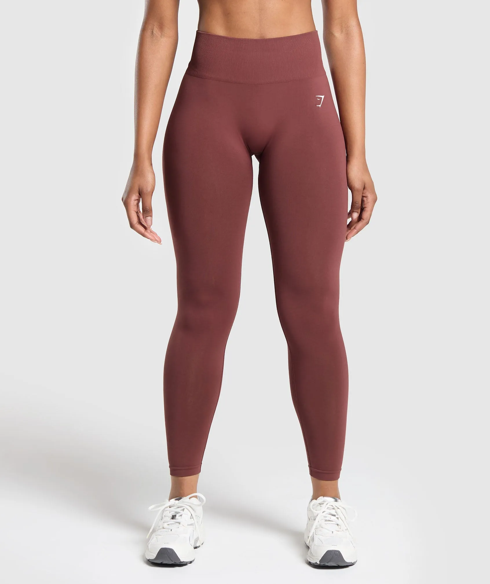 Gymshark Everyday Seamless Leggings - Burgundy Brown sold by Gymshark