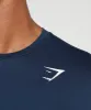 Gymshark Arrival Long Sleeve T-Shirt - Navy sold by Gymshark