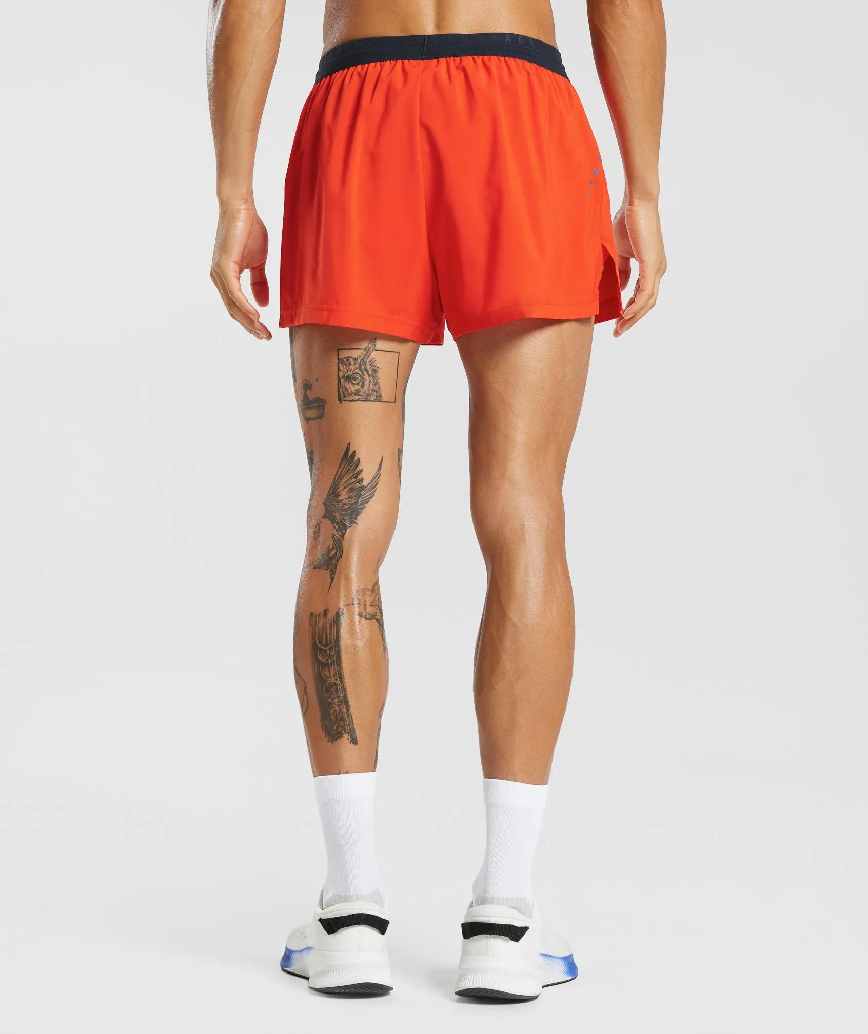 Gymshark Sport Run 3" Shorts - Electric Orange sold by Gymshark product image thumbnail 3