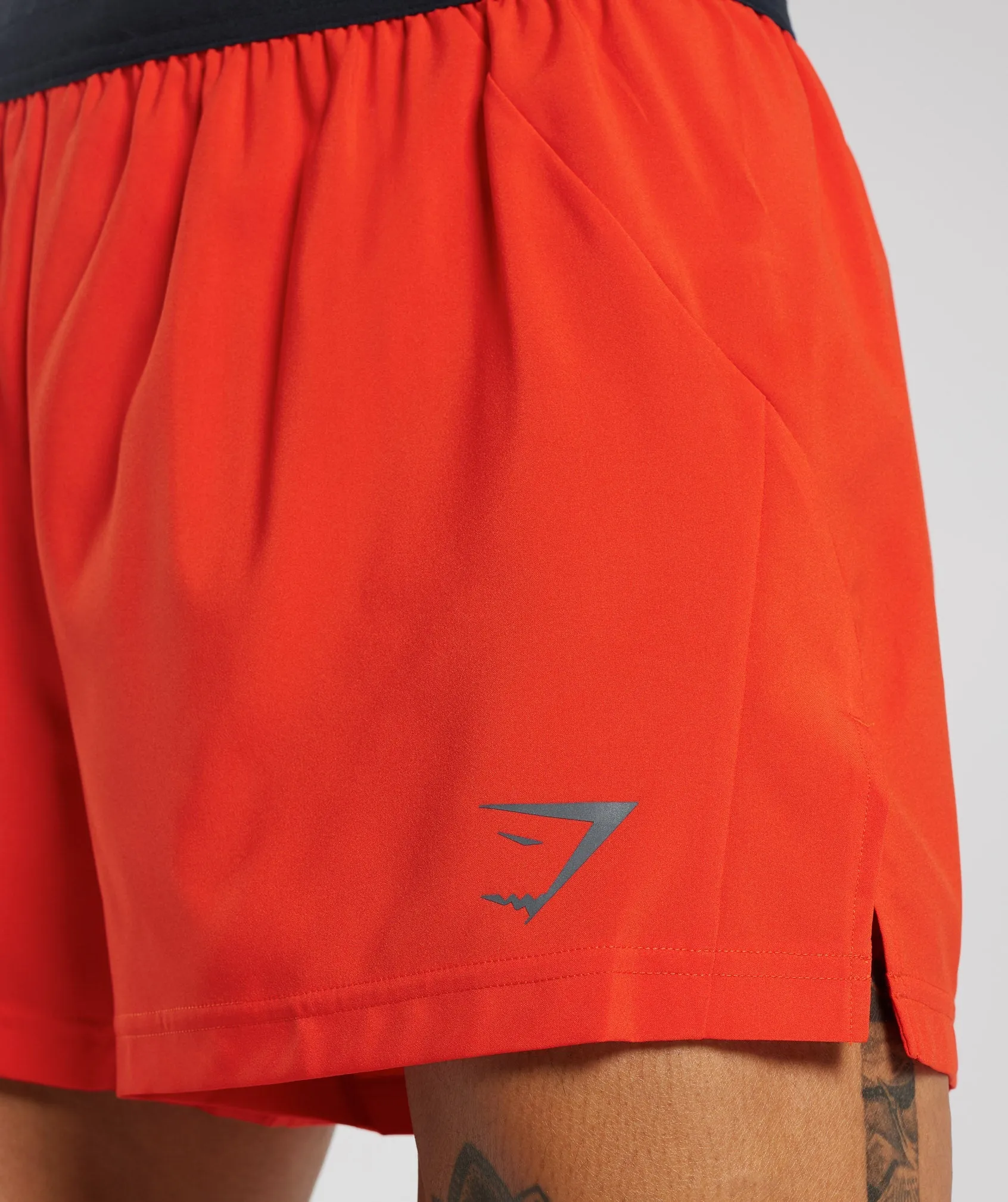 Gymshark Sport Run 3" Shorts - Electric Orange sold by Gymshark product image thumbnail 5