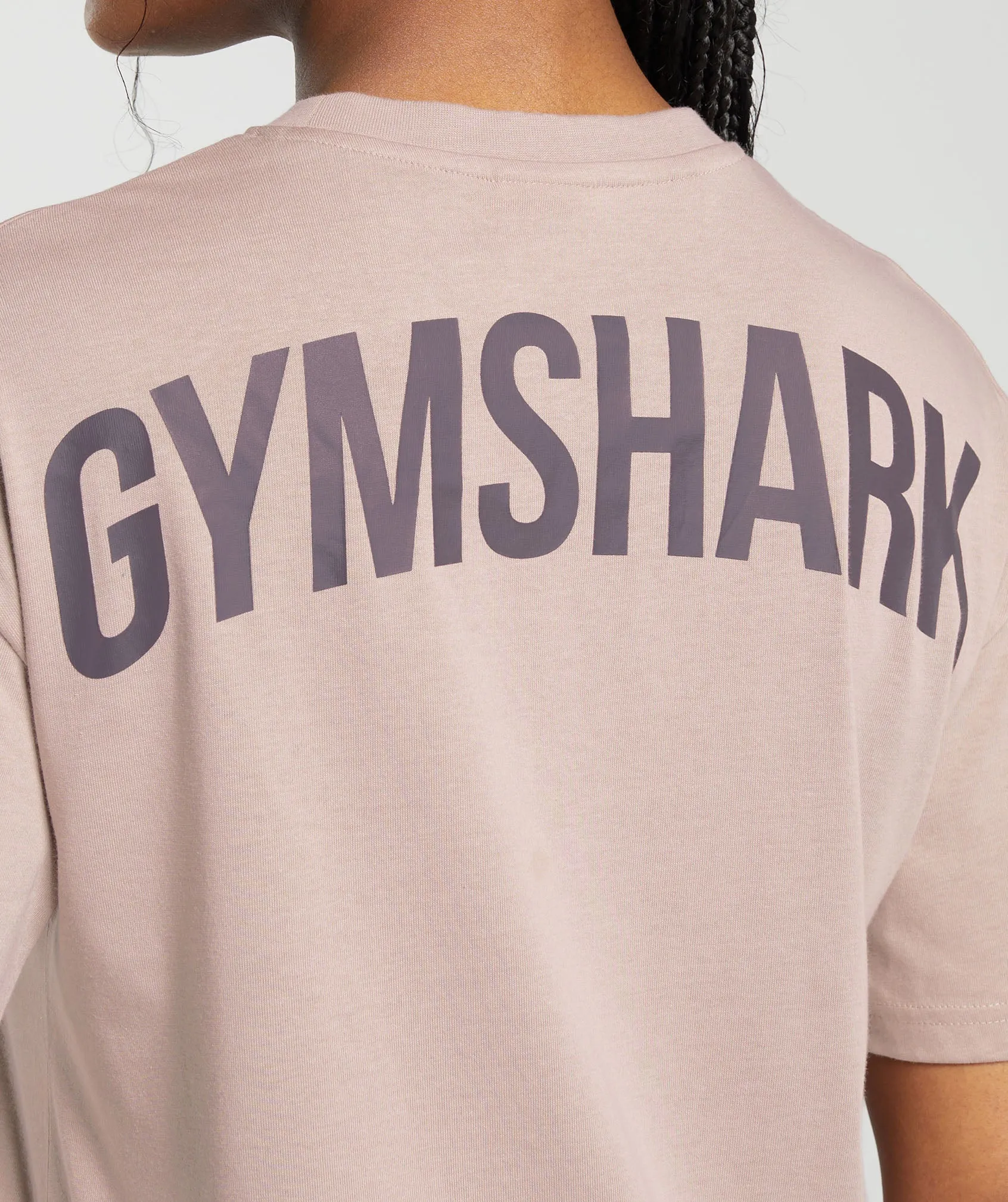 GS Power Oversized T-Shirt - Stone Pink sold by Gymshark product image thumbnail 3