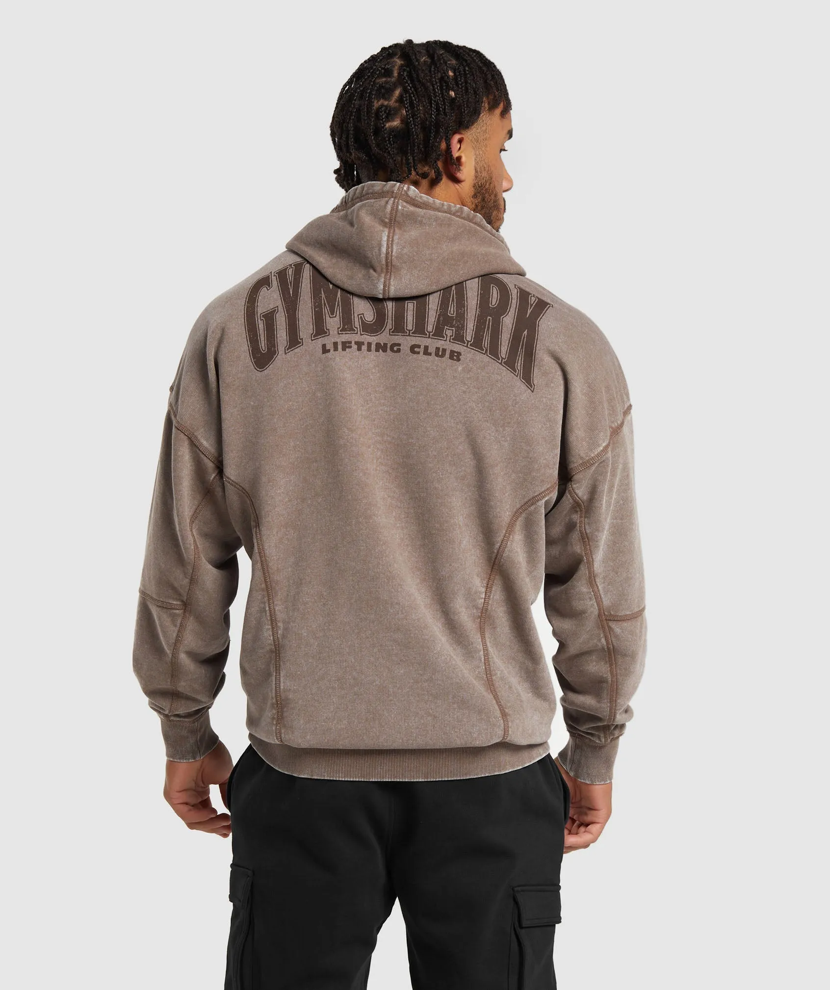 Gymshark Heritage Washed Hoodie - Penny Brown sold by Gymshark