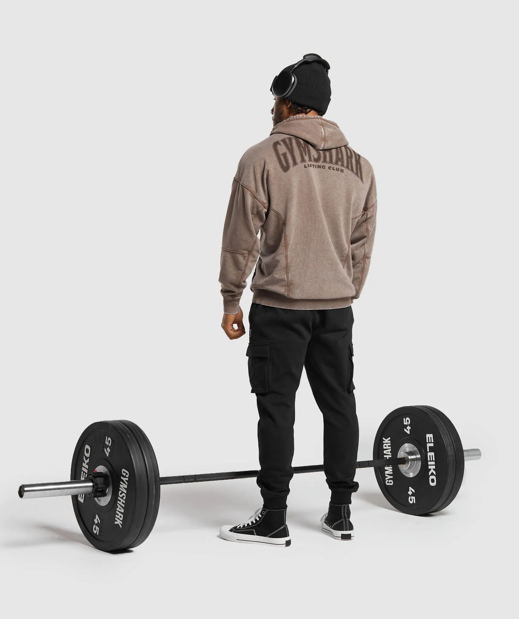 Gymshark Heritage Washed Hoodie - Penny Brown sold by Gymshark product image thumbnail 4
