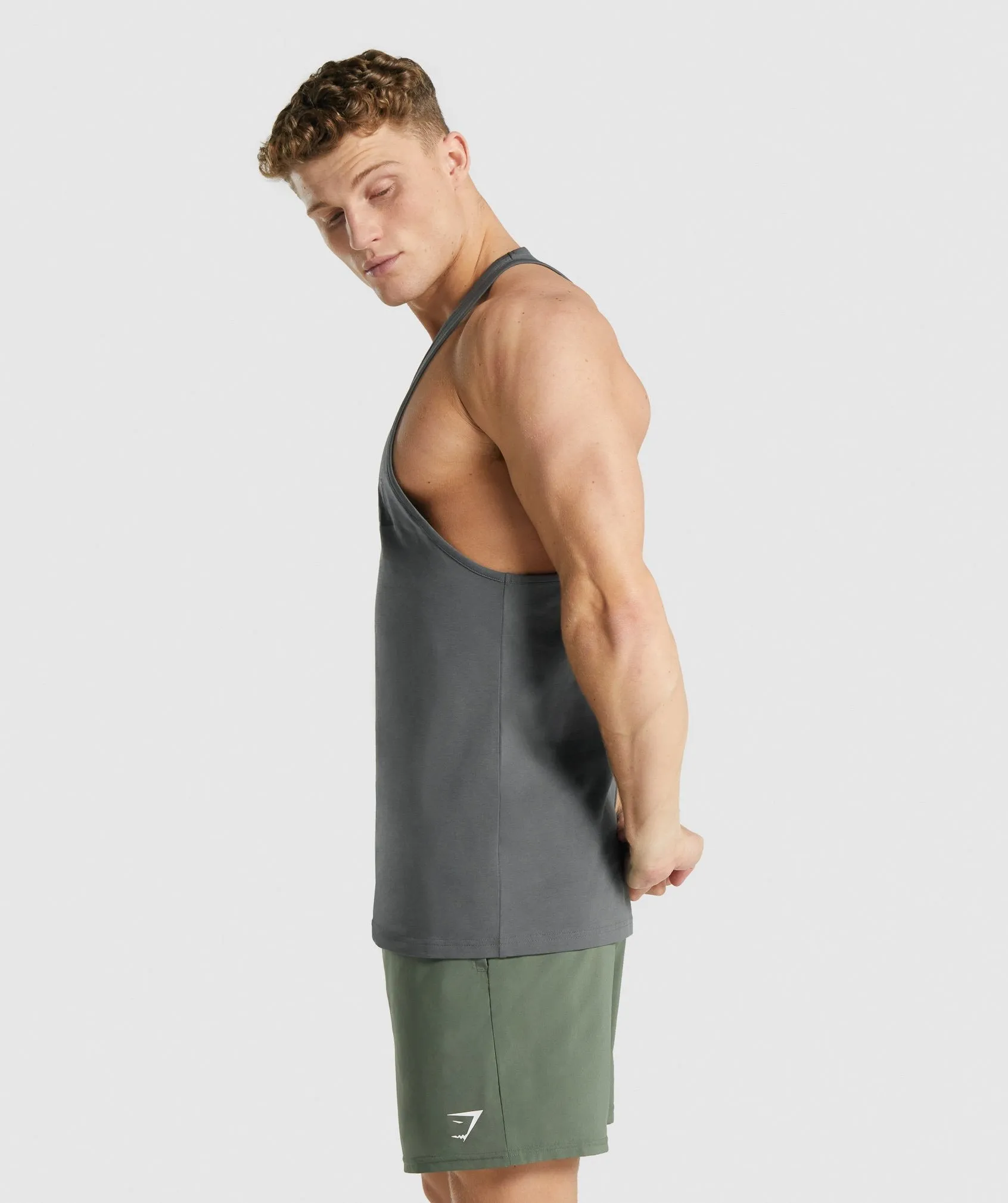 Gymshark Block Infill Stringer - Charcoal sold by Gymshark product image thumbnail 3