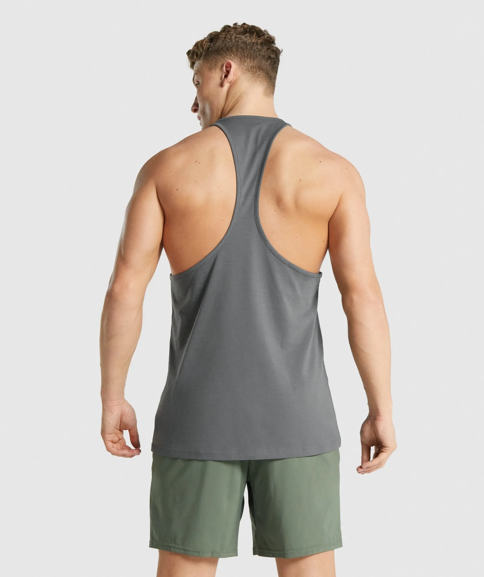 Gymshark Block Infill Stringer - Charcoal sold by Gymshark product image thumbnail 2