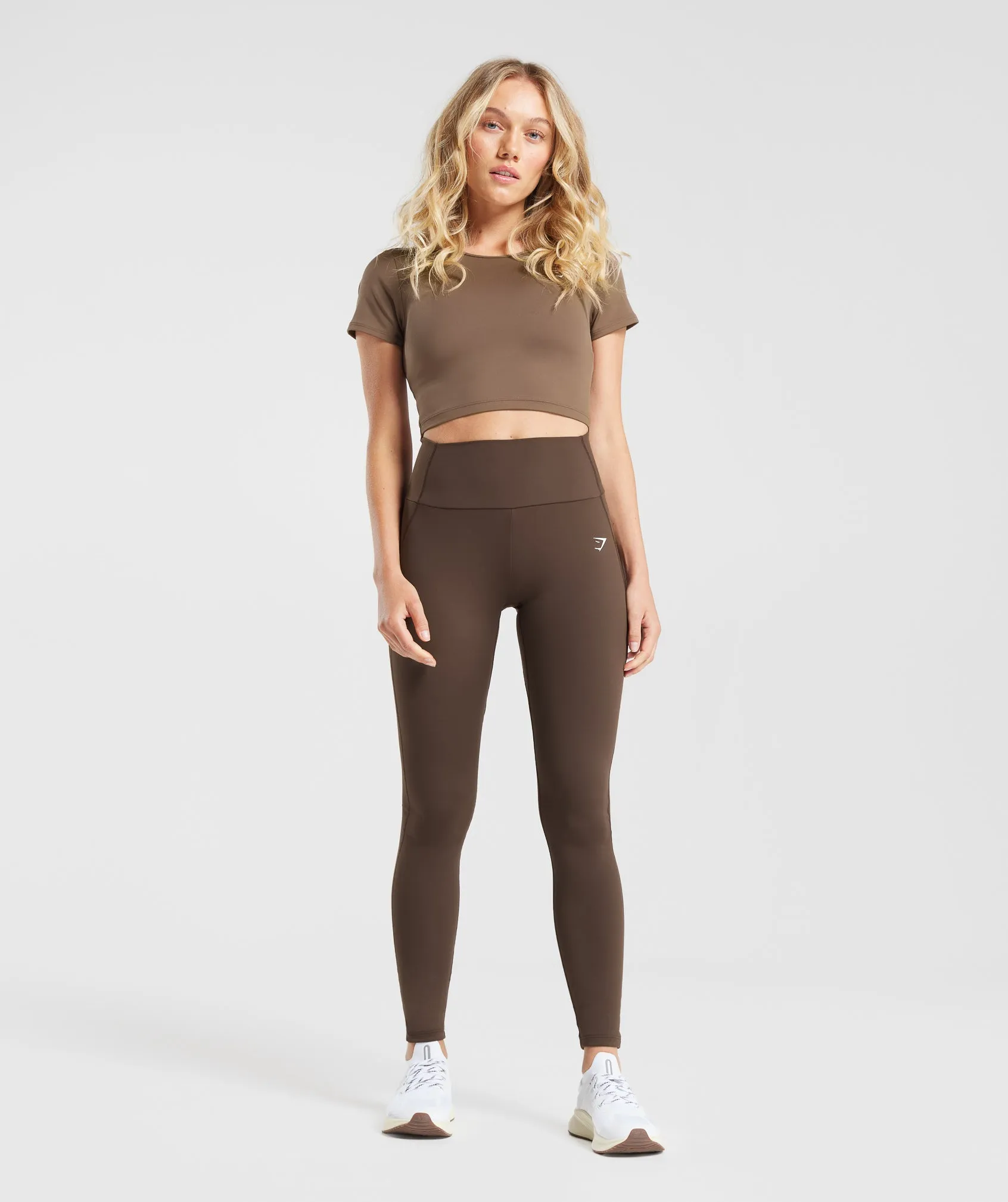 Gymshark Everyday Contour Leggings - Archive Brown sold by Gymshark product image thumbnail 4
