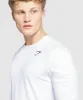 Gymshark Arrival Long Sleeve T-Shirt - White sold by Gymshark