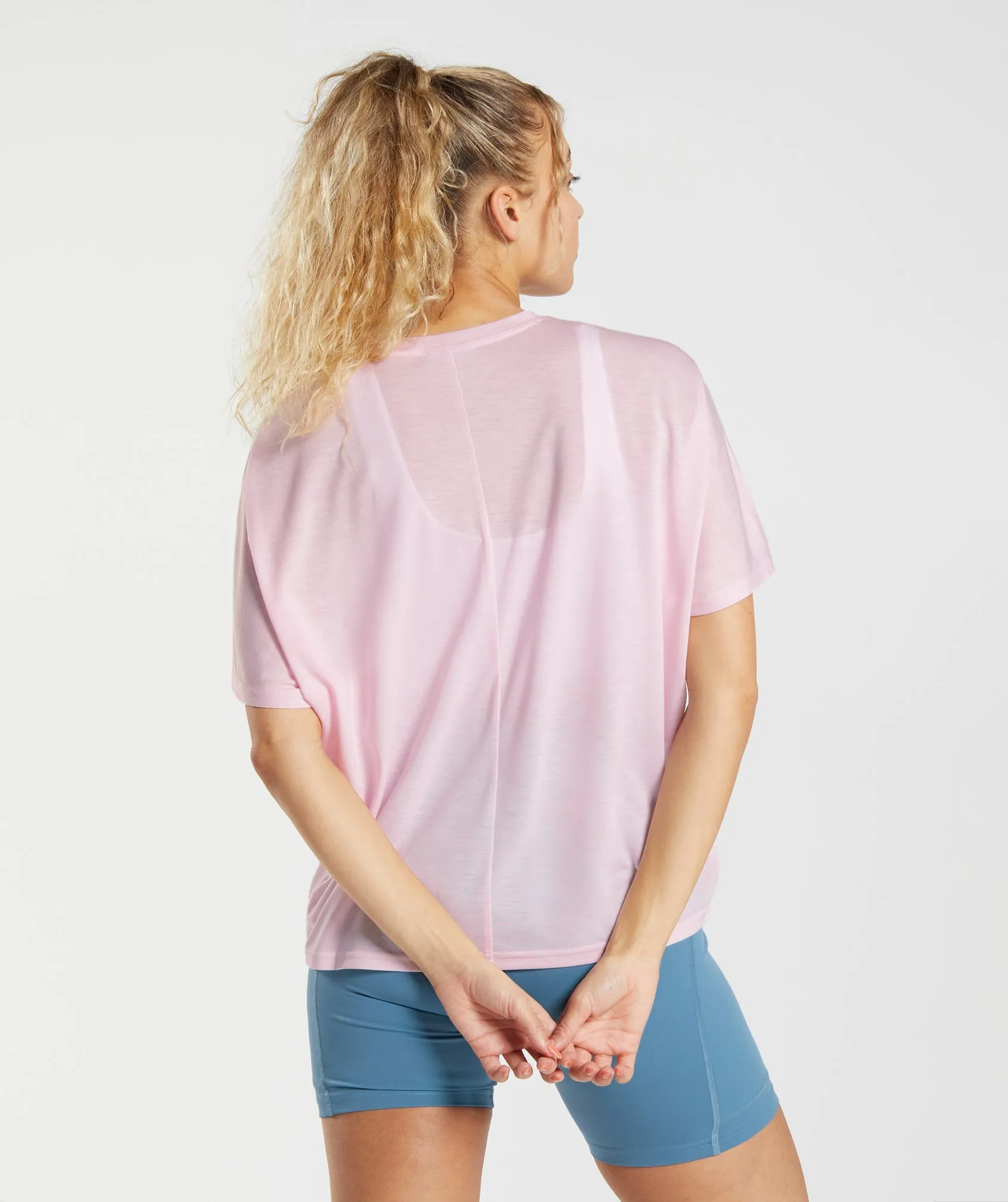 Gymshark Super Soft T-Shirt - Chalk Pink sold by Gymshark product image thumbnail 2