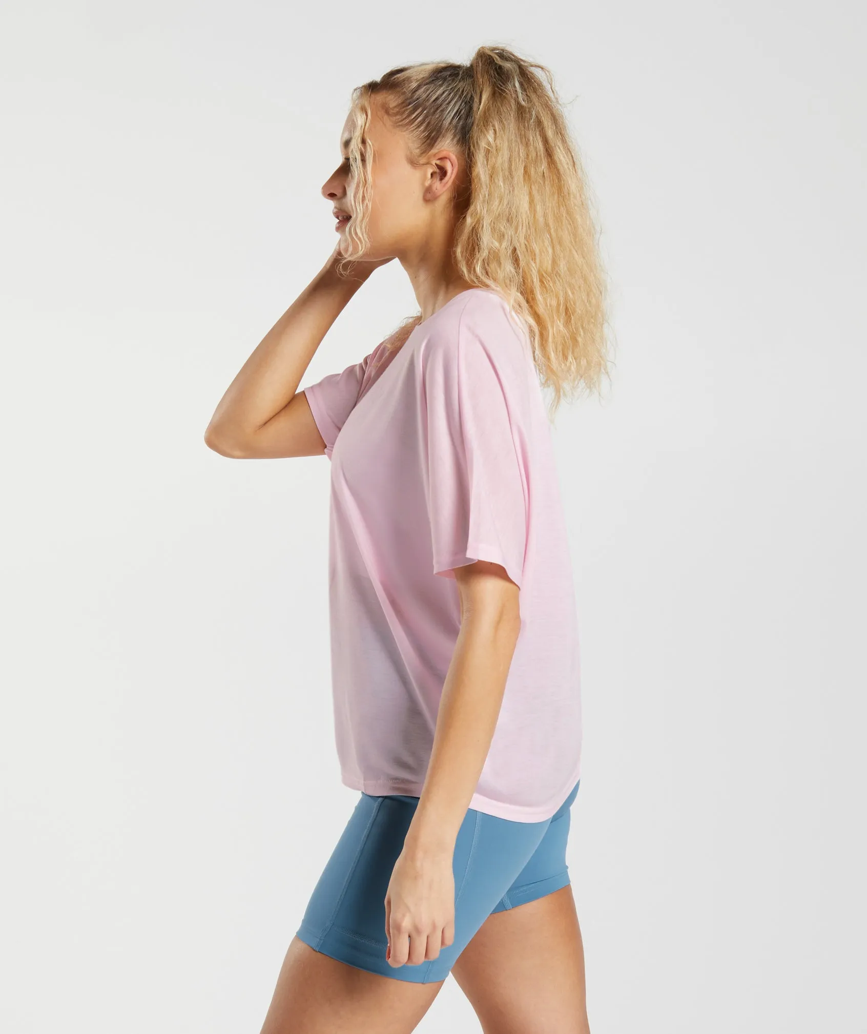 Gymshark Super Soft T-Shirt - Chalk Pink sold by Gymshark product image thumbnail 3