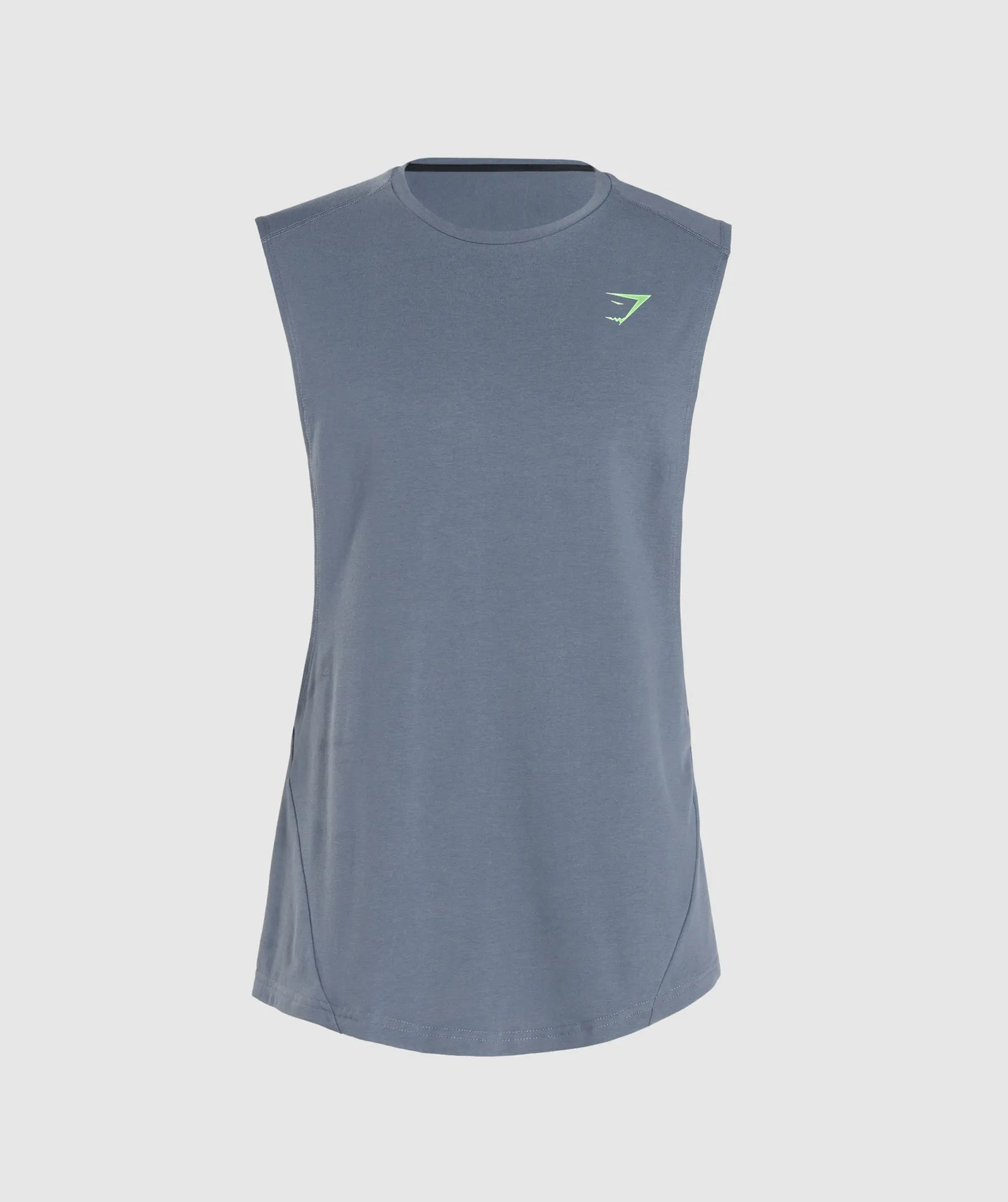 Gymshark Bold Drop Arm Tank - Evening Blue sold by Gymshark product image thumbnail 3