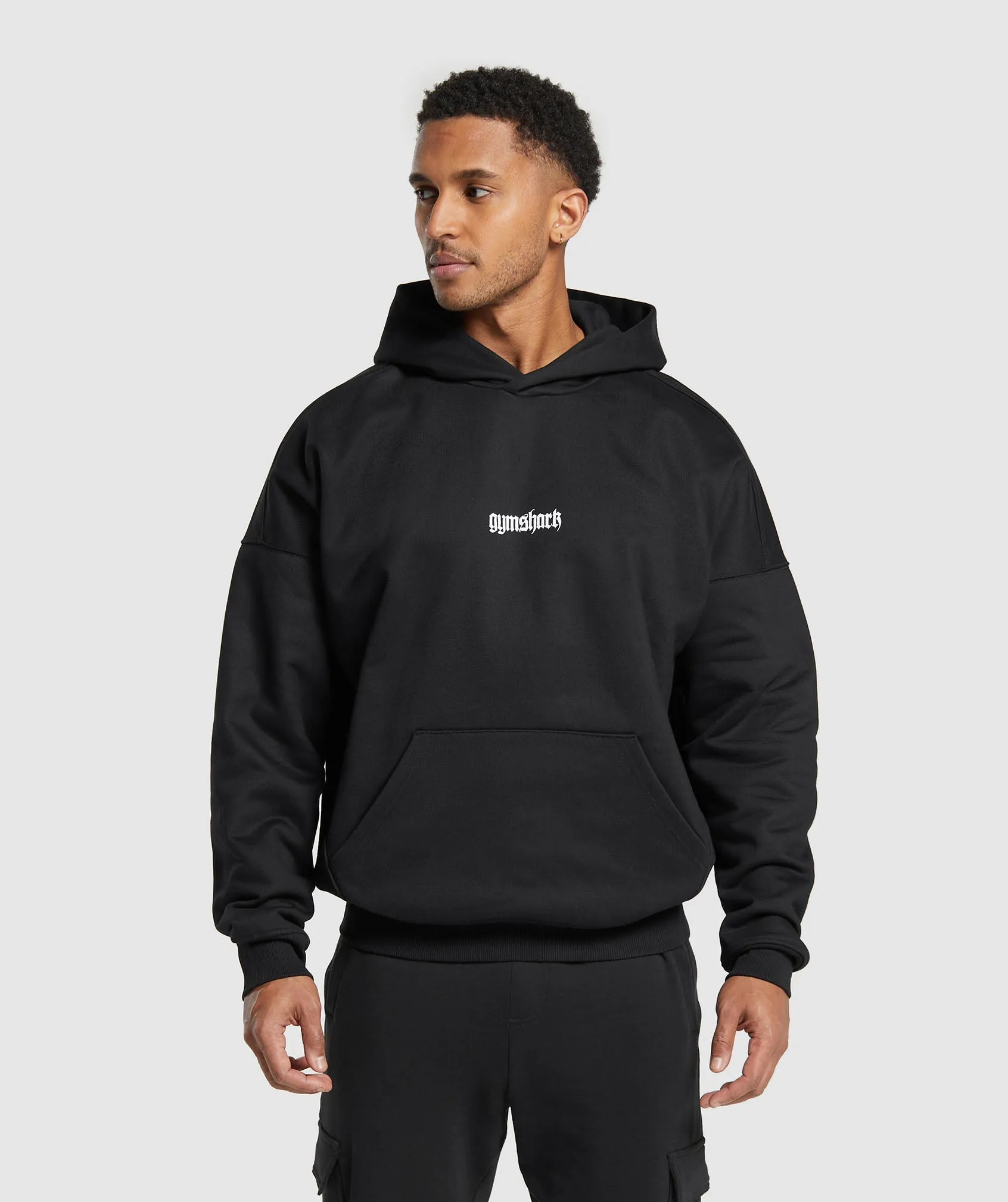 Gymshark Prayer Hands Hoodie - Black sold by Gymshark product image thumbnail 2