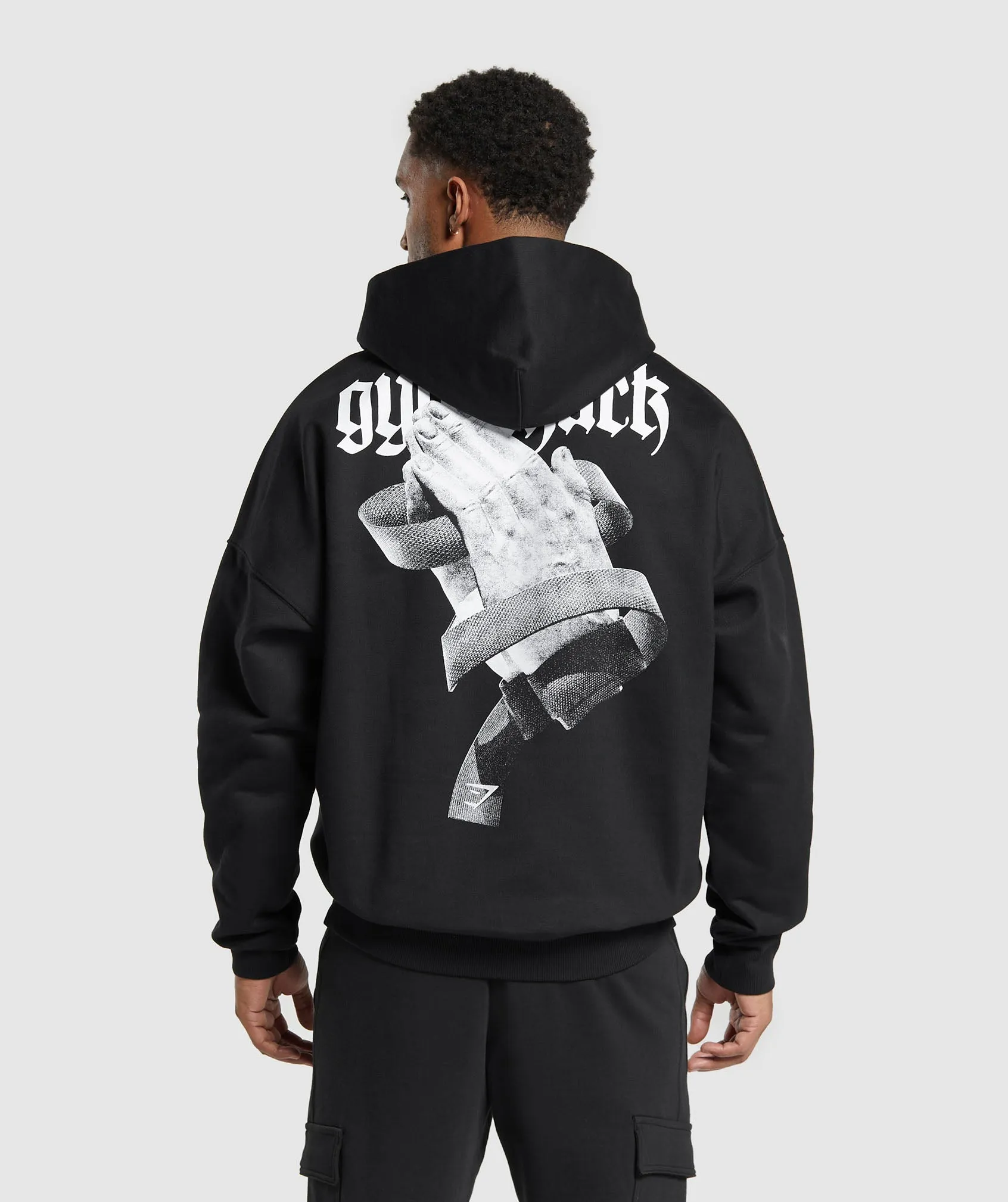 Gymshark Prayer Hands Hoodie - Black sold by Gymshark