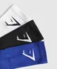 Gymshark Crew Socks 3pk - White/Wave Blue/Black sold by Gymshark