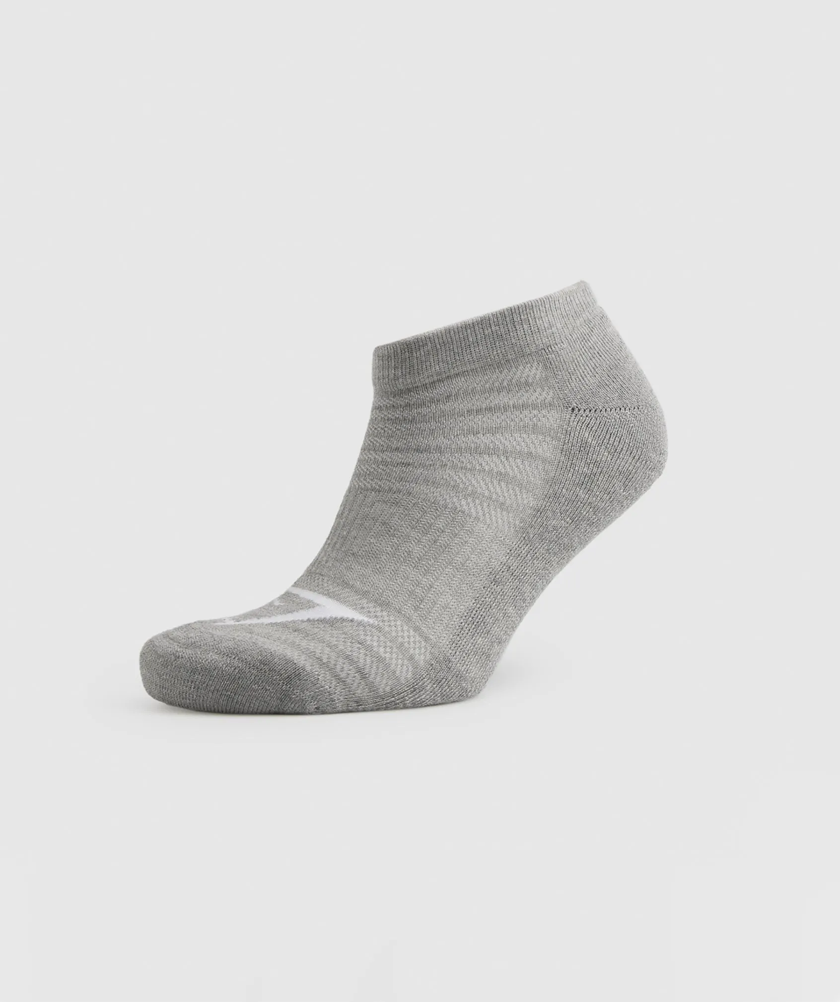 Gymshark Ankle Socks 3pk - White/Black/Light Grey Core Marl sold by Gymshark product image thumbnail 4