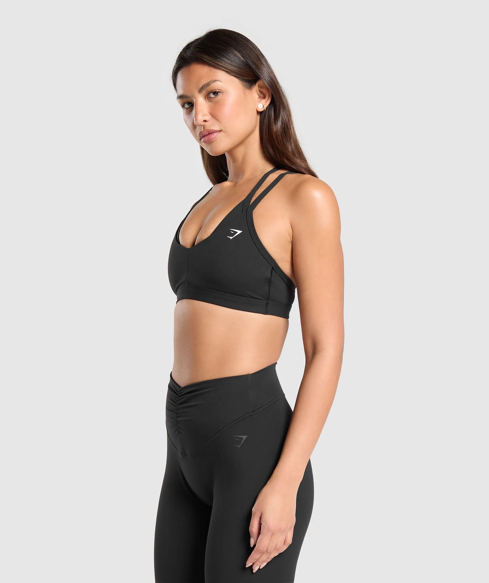 Gymshark Double Up Sports Bra - Black sold by Gymshark product image thumbnail 3