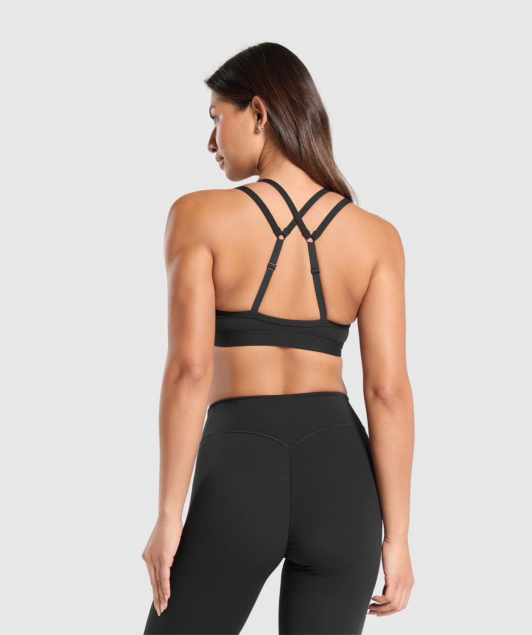 Gymshark Double Up Sports Bra - Black sold by Gymshark product image thumbnail 2